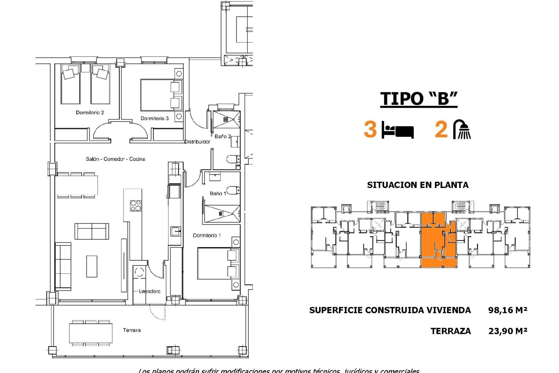 New Build - apartment -
San Miguel de Salinas - Pueblo