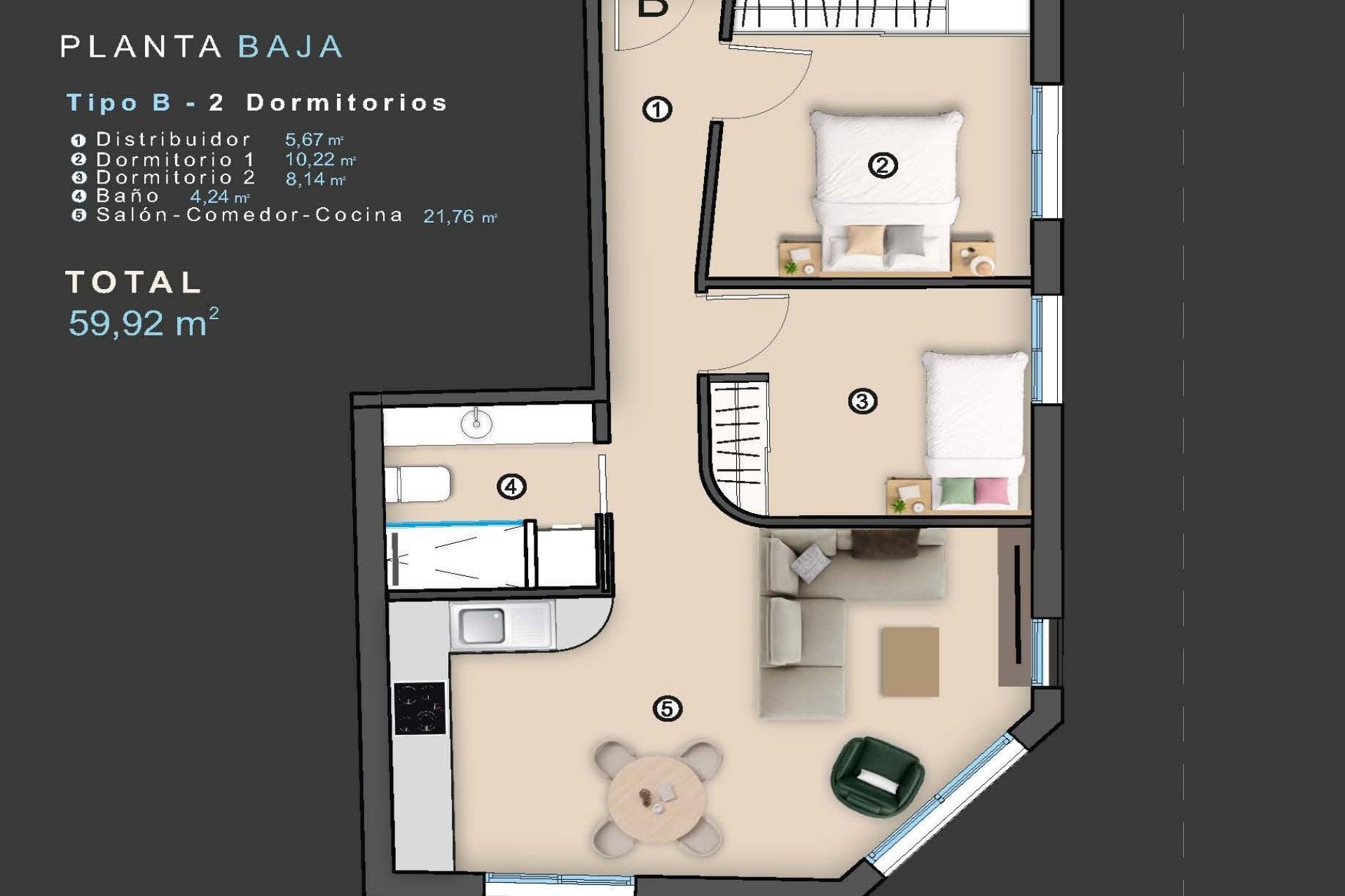New Build - apartment -
Torrevieja - Centro