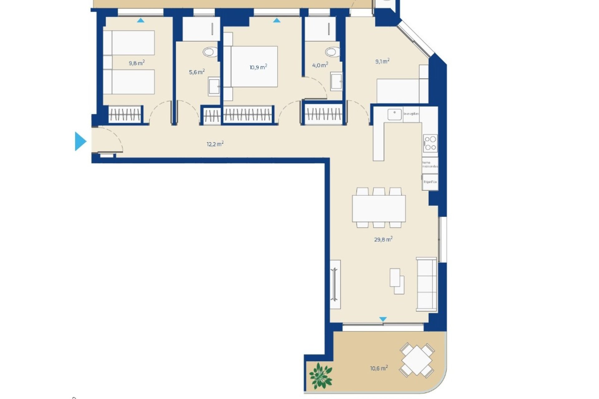 New Build - Apartments -
Villajoyosa - Cala Mallaeta
