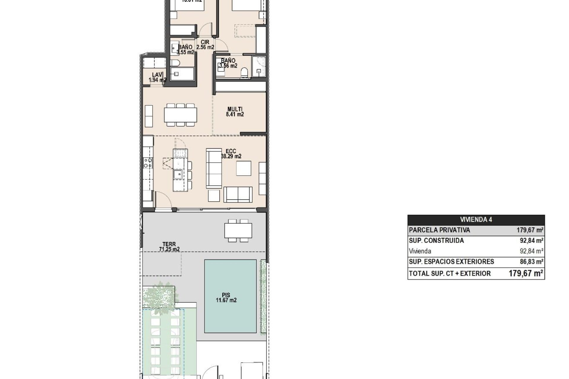 New Build - Bungalow -
Pilar de la Horadada - parques de Andromeda