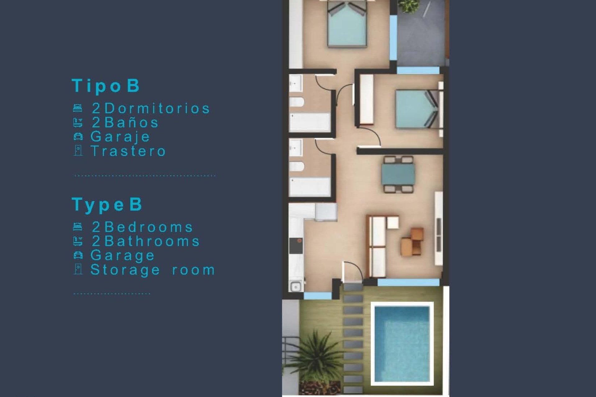 New Build - Ground Floor Bungalow -
San Pedro del Pinatar - Los Pinos