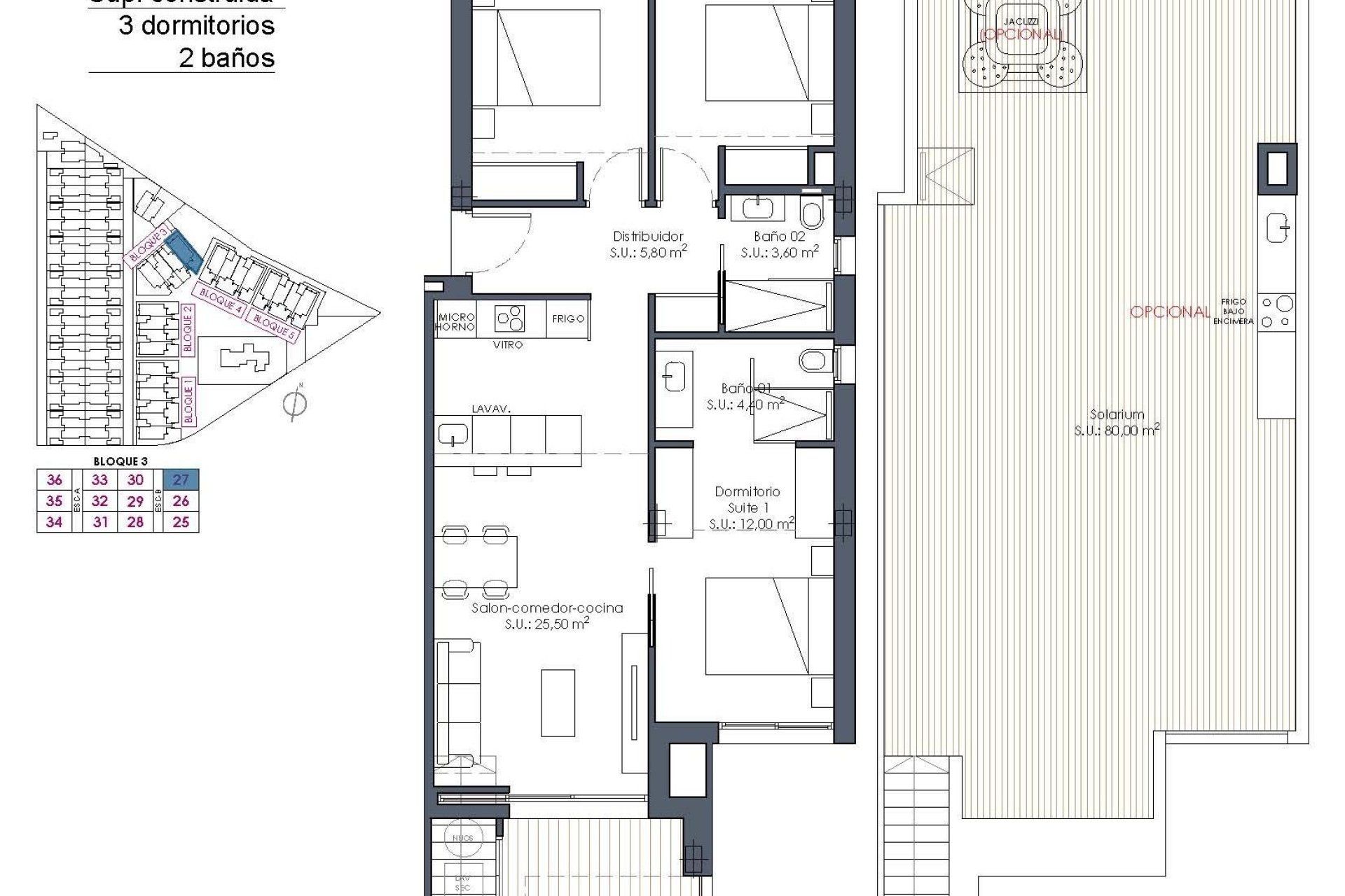 New Build - Penthouse -
Los Alcazares - Serena Golf