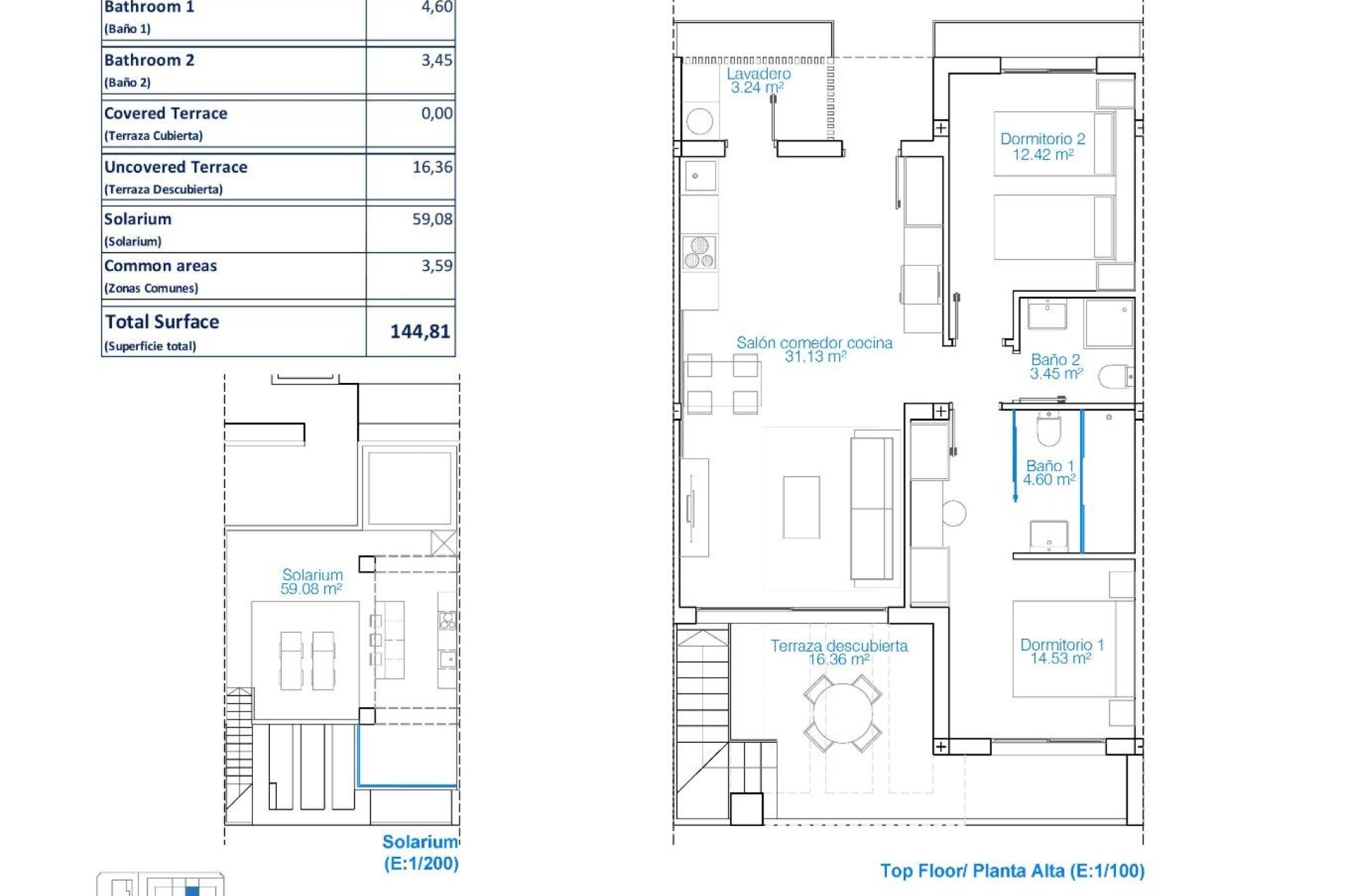 New Build - Penthouse -
Pilar de la Horadada - Playa de las Higuericas