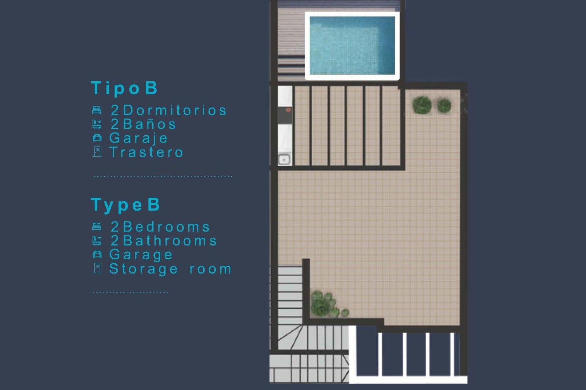 New Build - Top Floor Bungalow -
San Pedro del Pinatar - Los Pinos