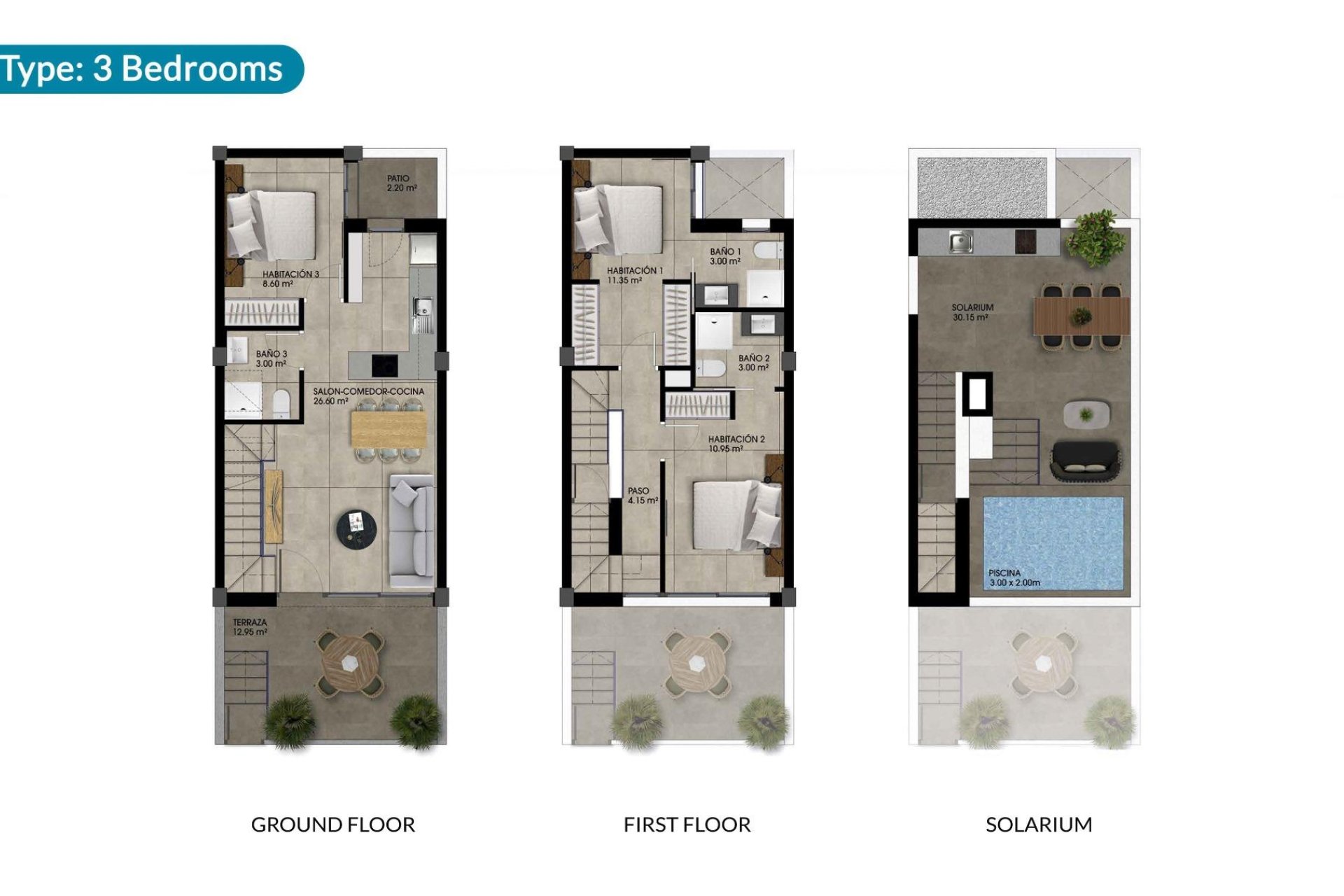 New Build - town house -
Dolores - Sector 2