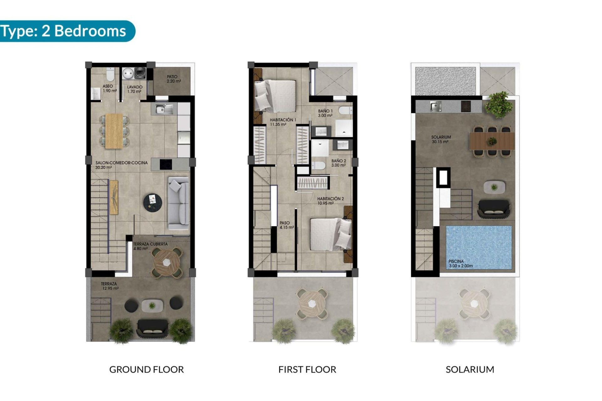 New Build - town house -
Dolores - Sector 2