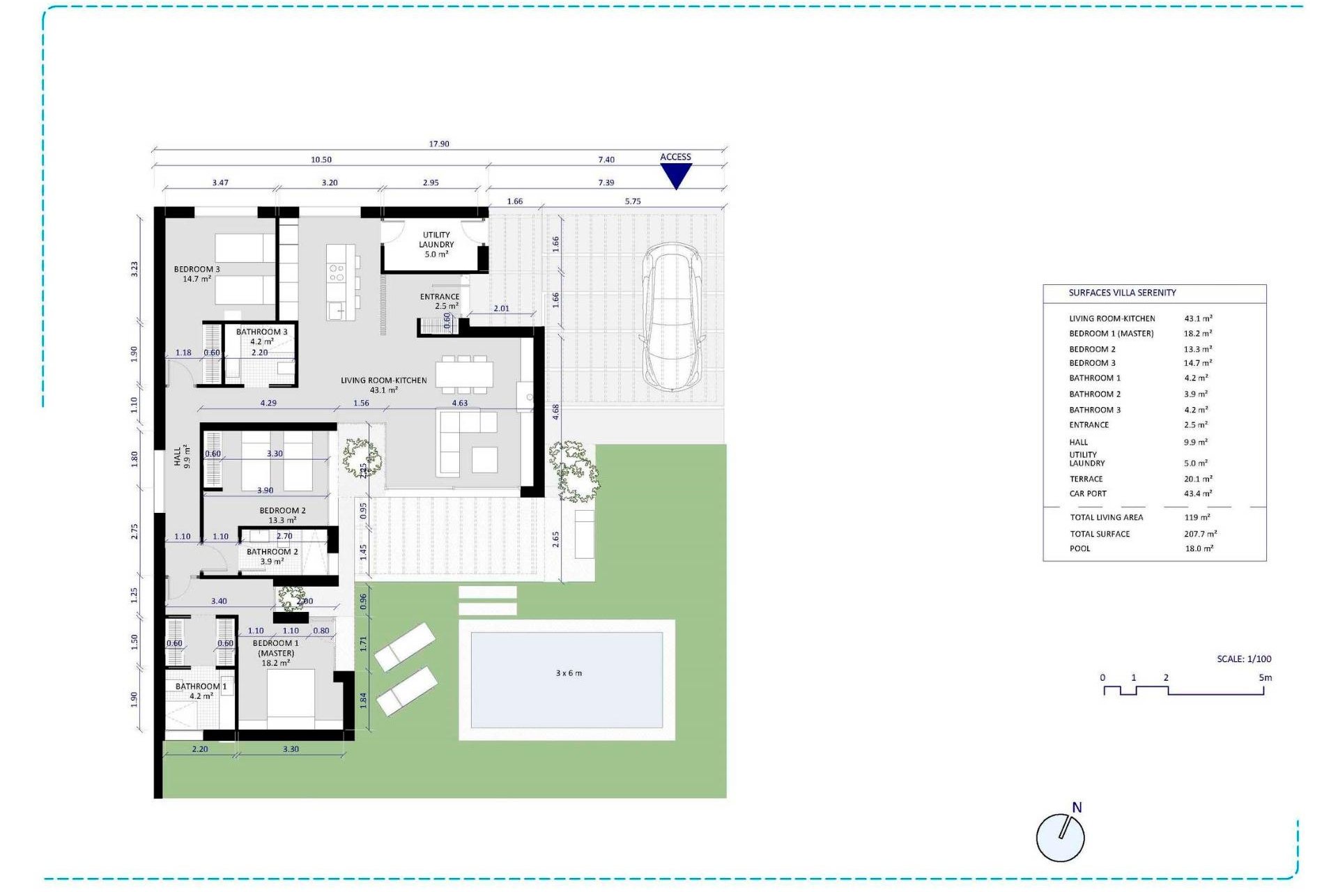 New Build - villa -
Baños y Mendigo - Altaona Golf