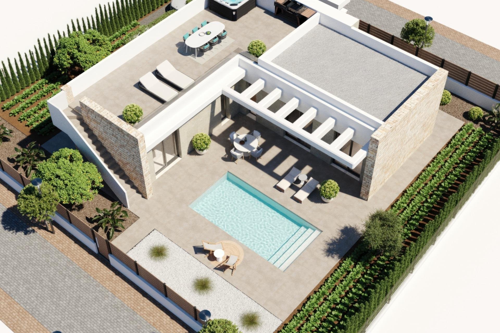 New Build - villa -
Fuente Álamo - Hacienda del Alamo