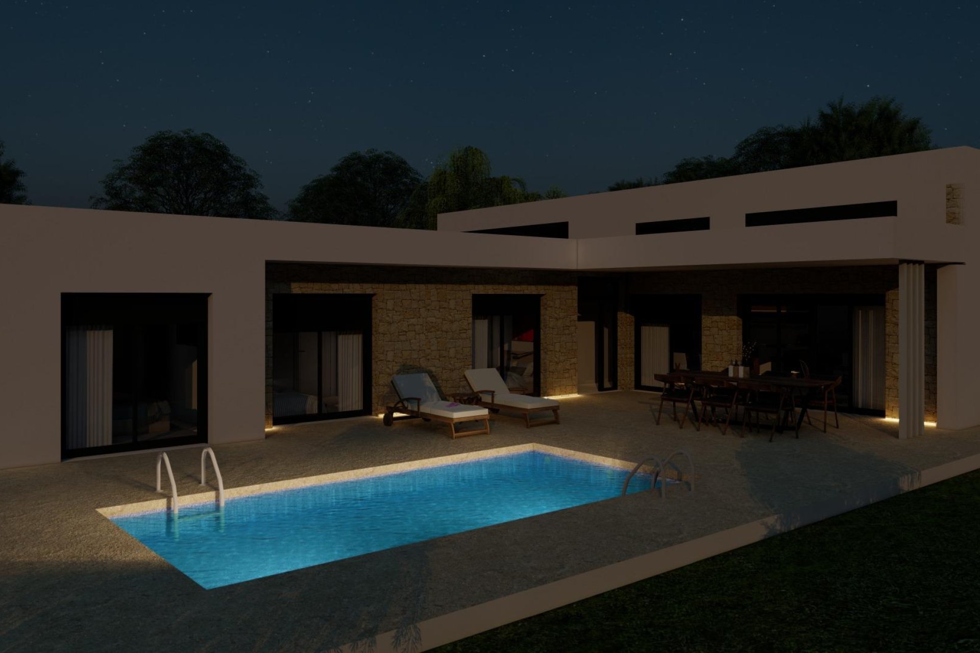New Build - villa -
Pinoso - Campo