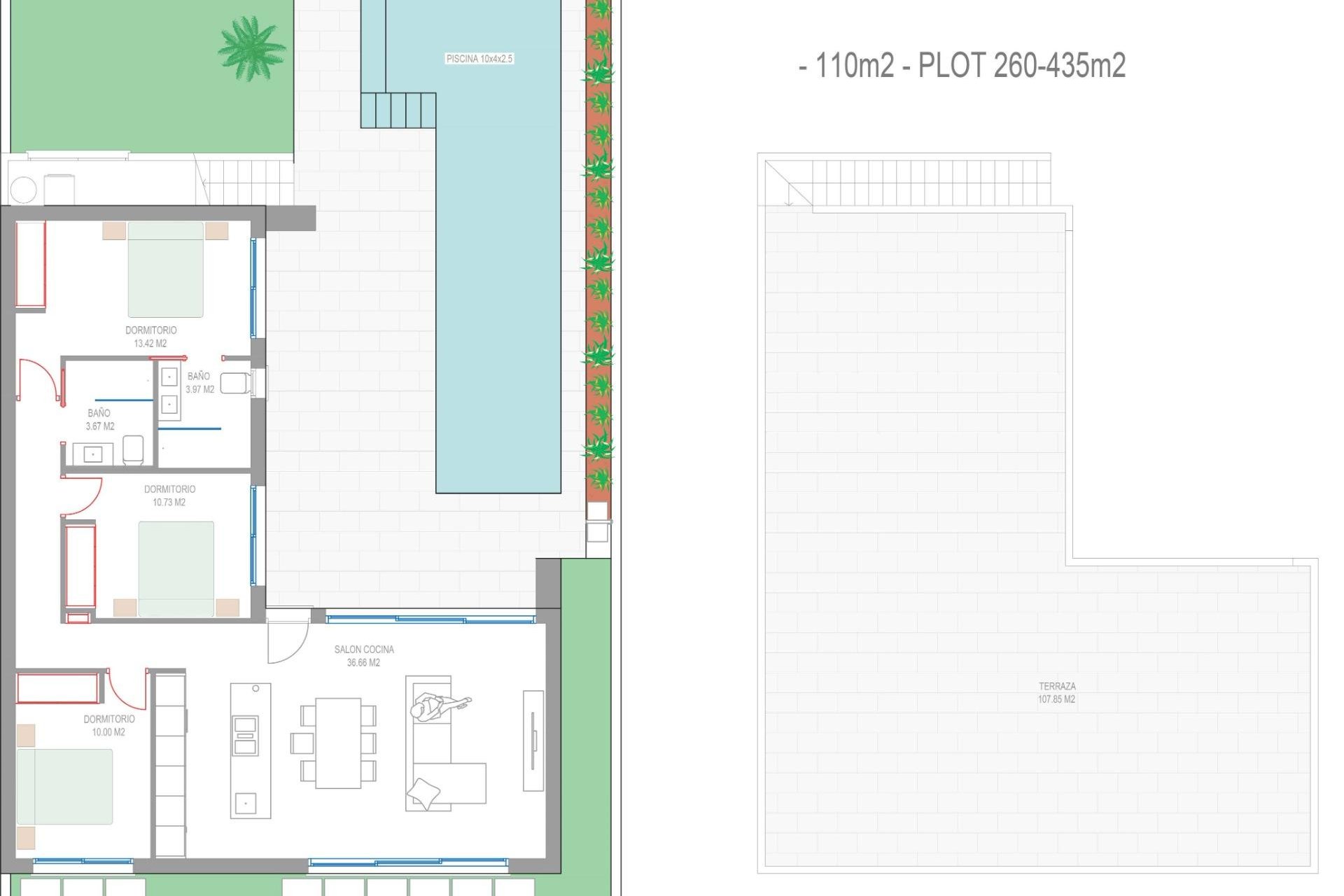 New Build - villa -
San Javier - Parque del doce