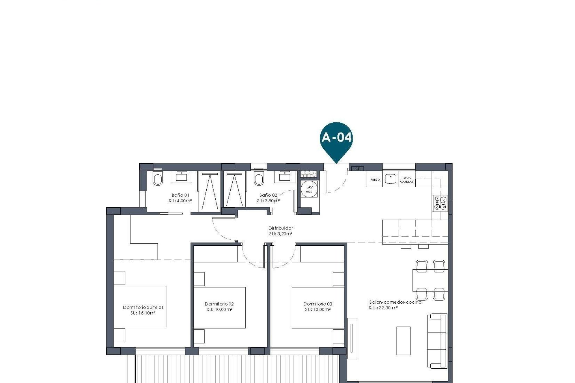 Nowy budynek - apartment -
Los Alcazares - Serena Golf