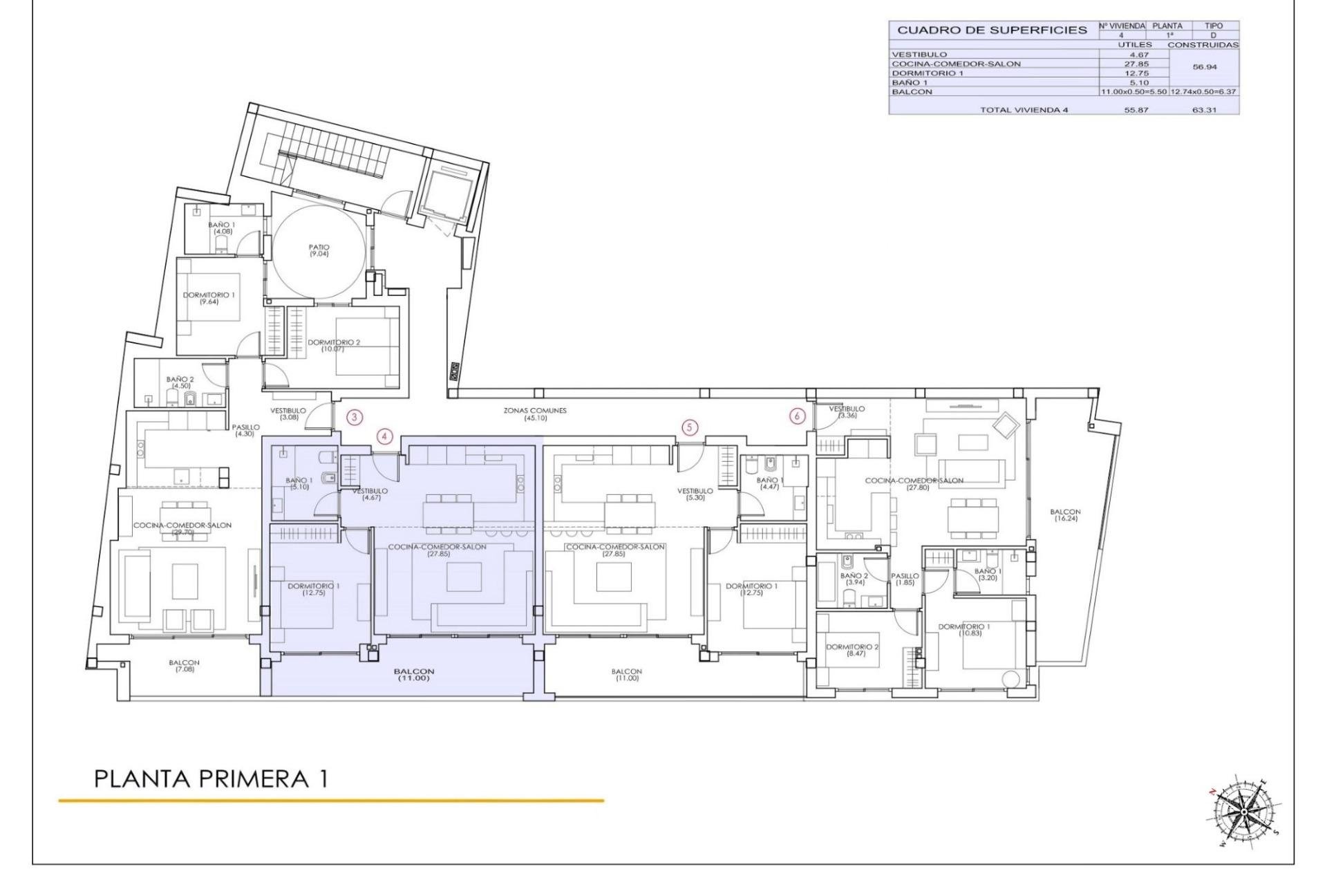 Nowy budynek - apartment -
Torrevieja - Playa del Cura