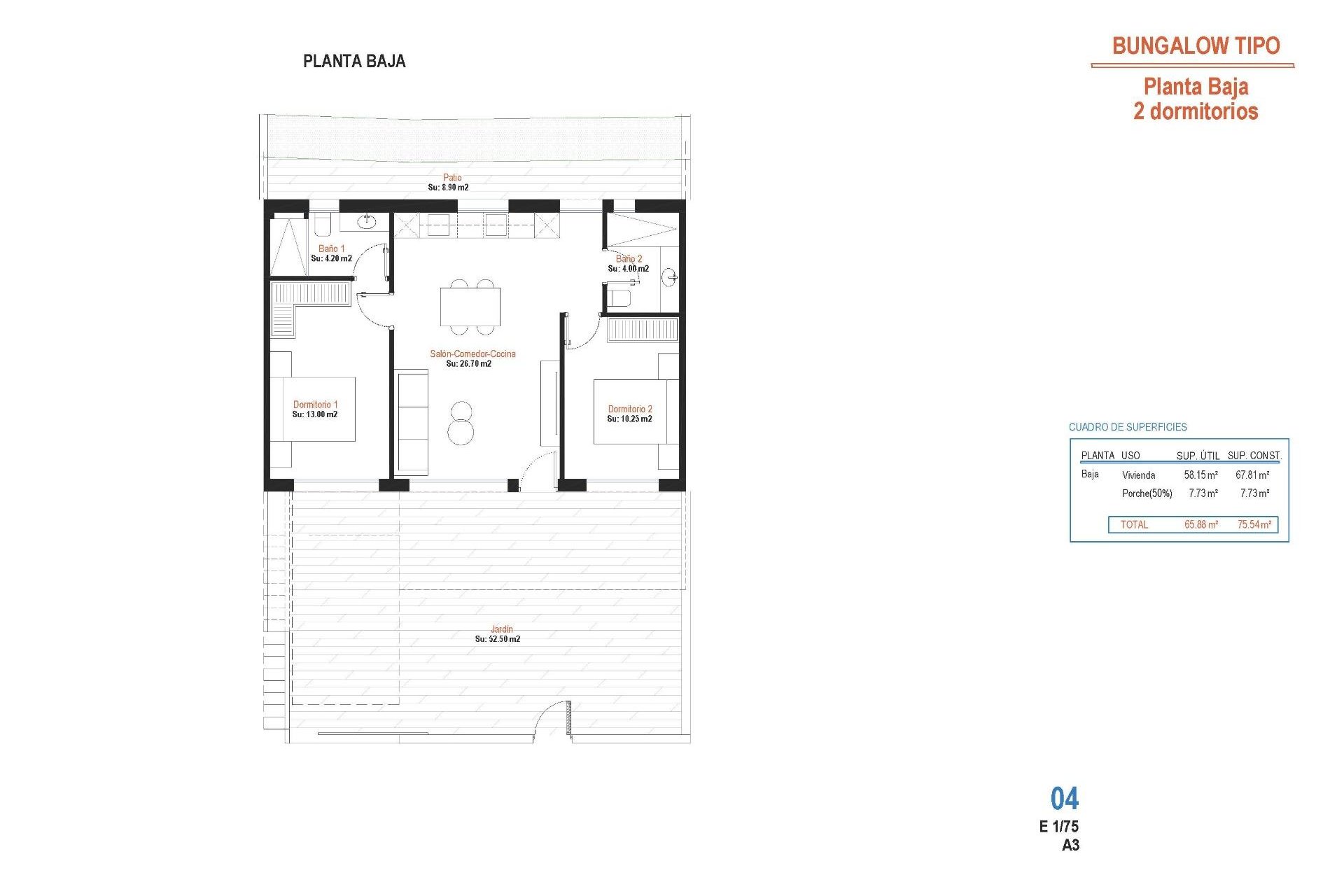 Nowy budynek - Bungalow -
Alhama De Murcia - Condado De Alhama