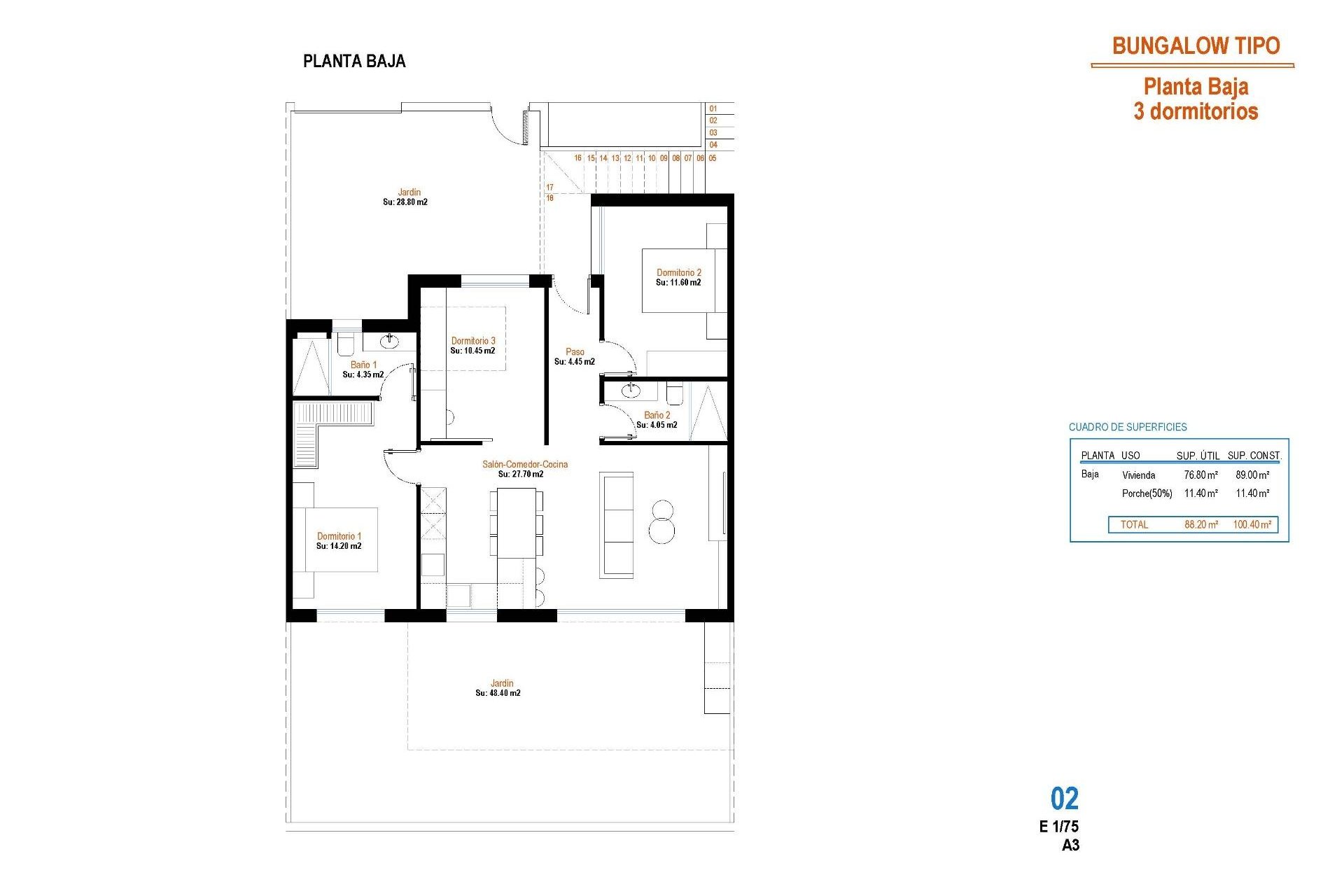 Nowy budynek - Bungalow -
Alhama De Murcia - Condado De Alhama