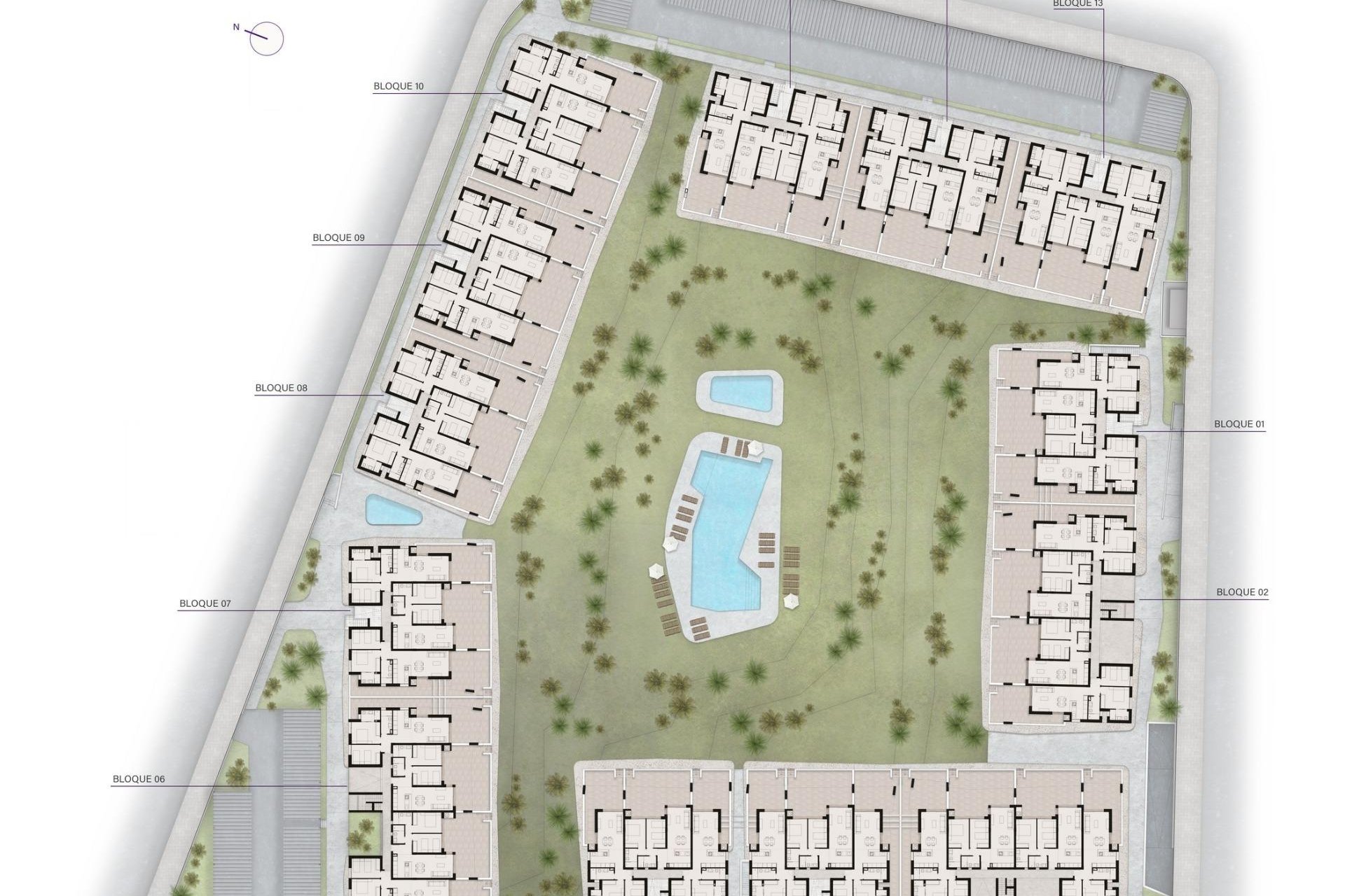 Nowy budynek - Bungalow -
Ciudad Quesada - Lo Marabú