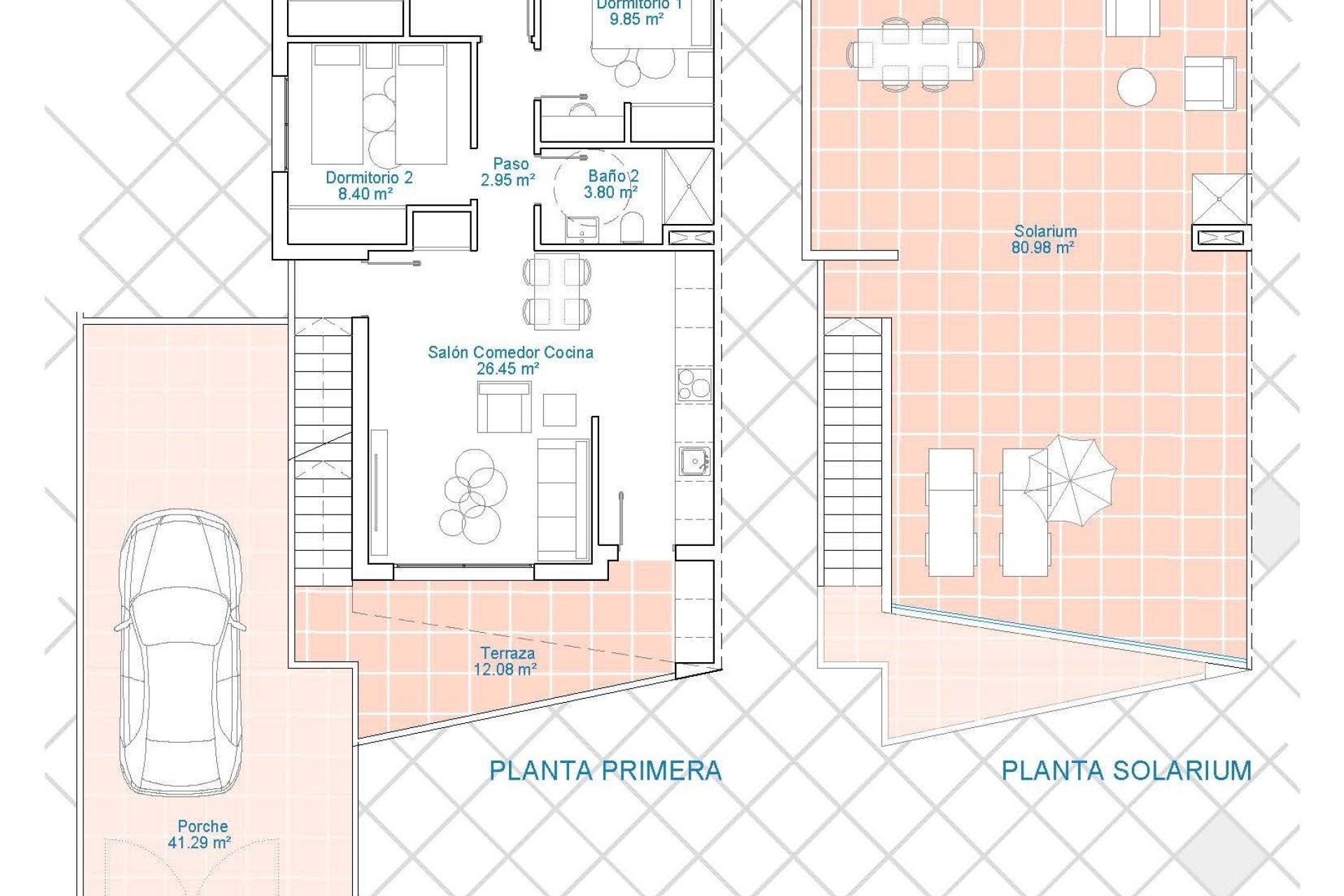 Nowy budynek - Bungalow -
Pilar de la Horadada - Lo Monte