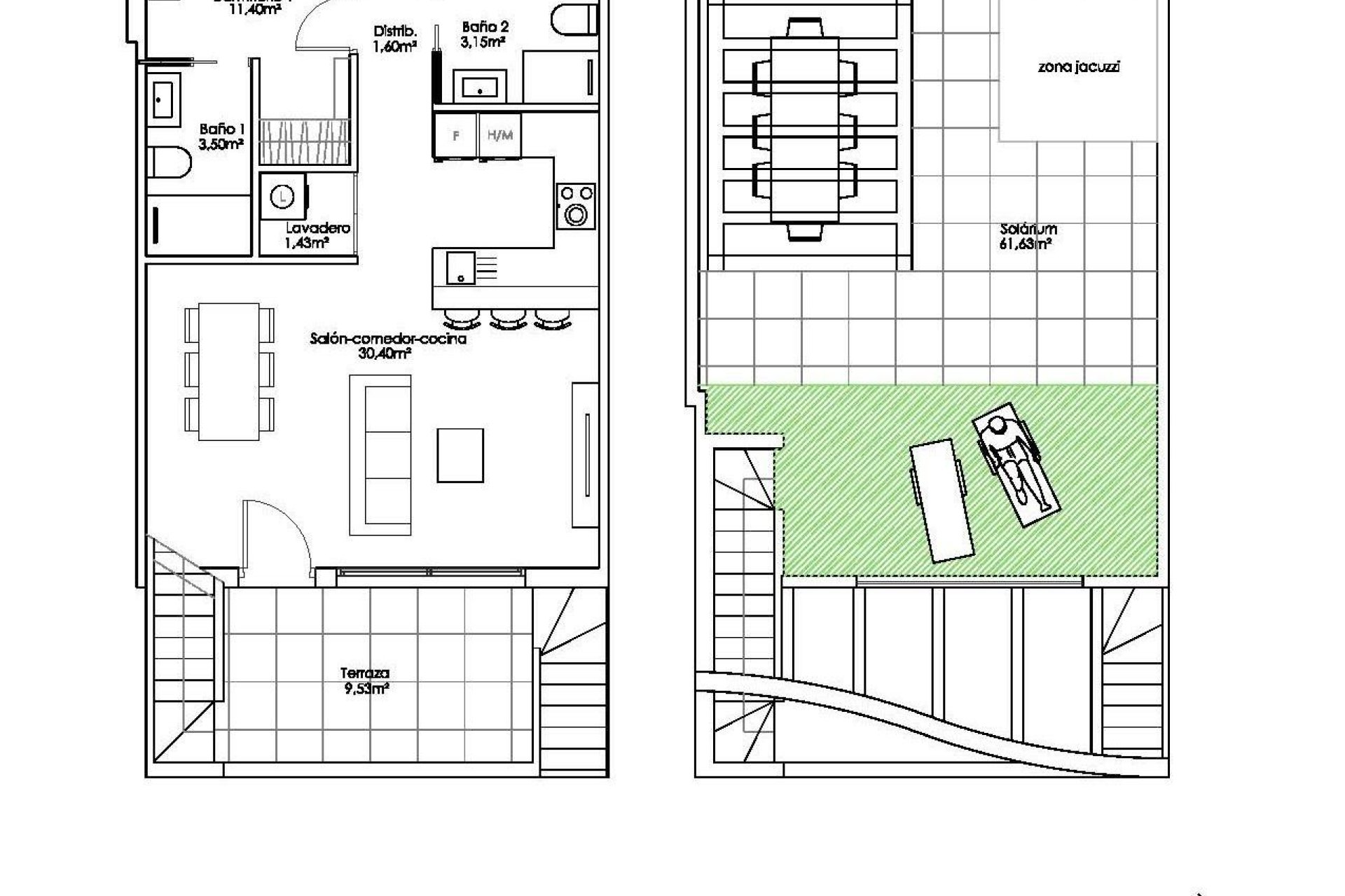 Nowy budynek - Bungalow -
Pilar de la Horadada - Parque Ramon eugenio Escudero