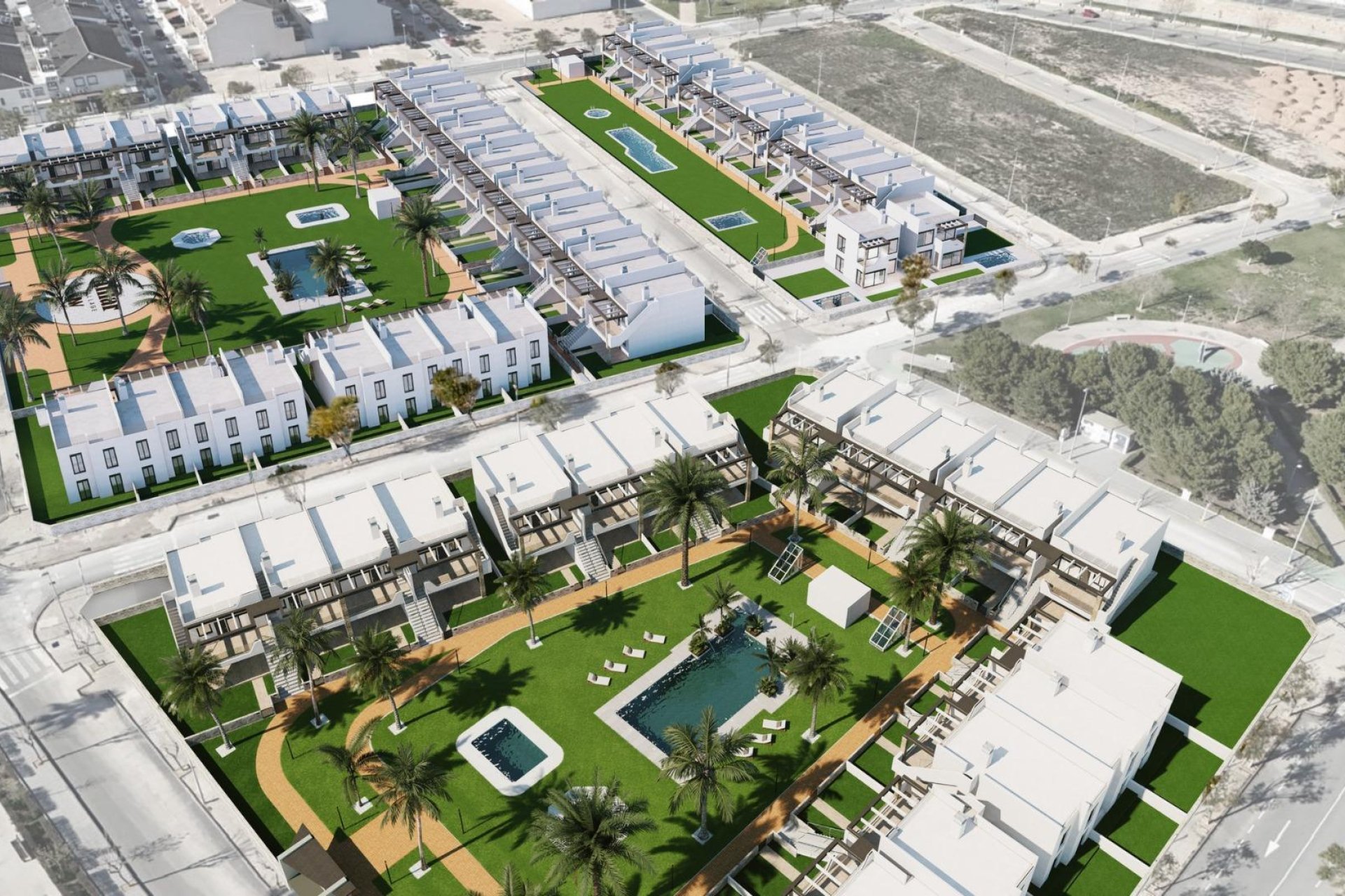 Nowy budynek - Bungalow -
Pilar de la Horadada - pueblo