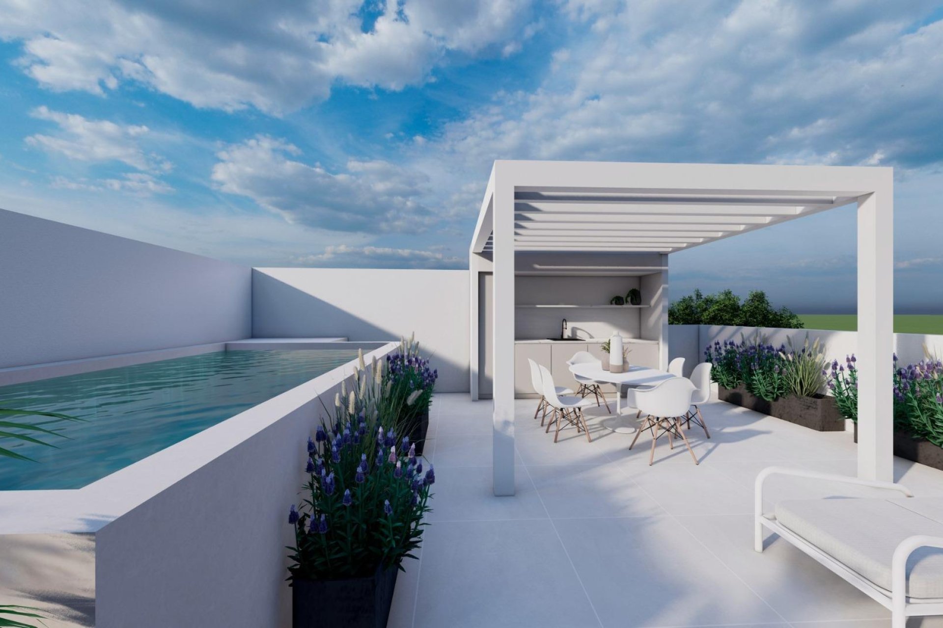 Nowy budynek - Bungalow -
Pilar de la Horadada - pueblo