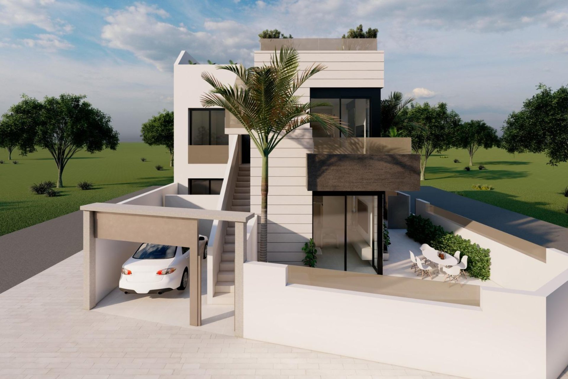 Nowy budynek - Bungalow -
Pilar de la Horadada - pueblo