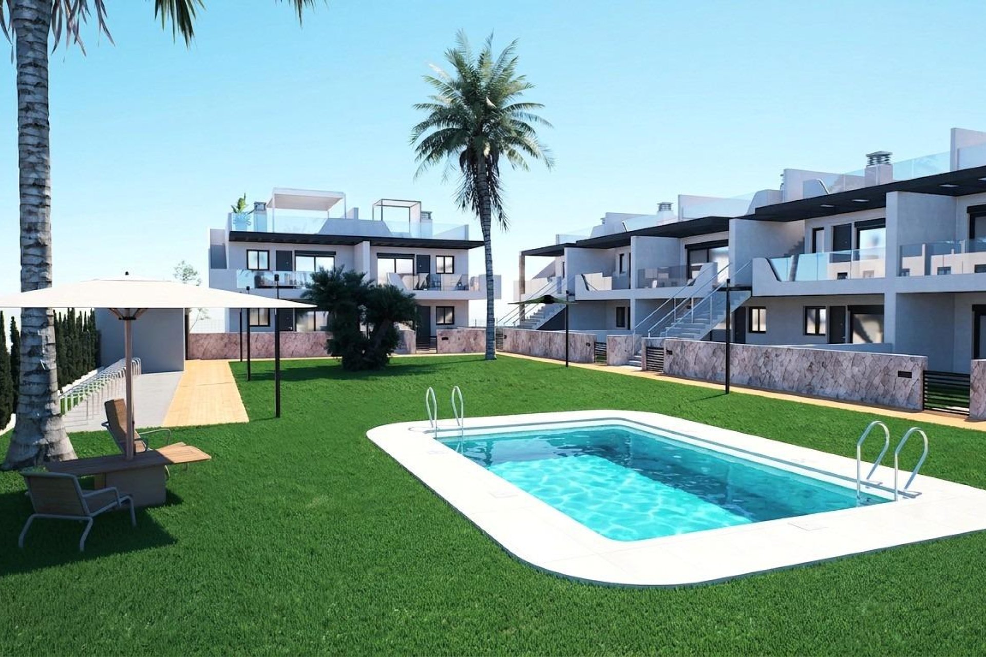 Nowy budynek - Bungalow -
Pilar de la Horadada - pueblo