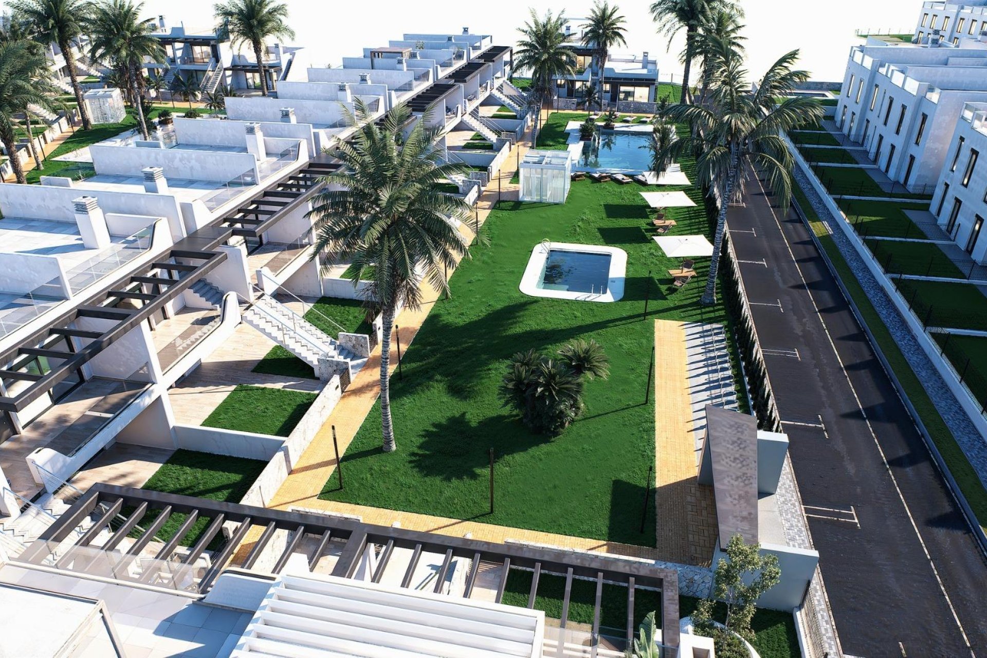 Nowy budynek - Bungalow -
Pilar de la Horadada - pueblo