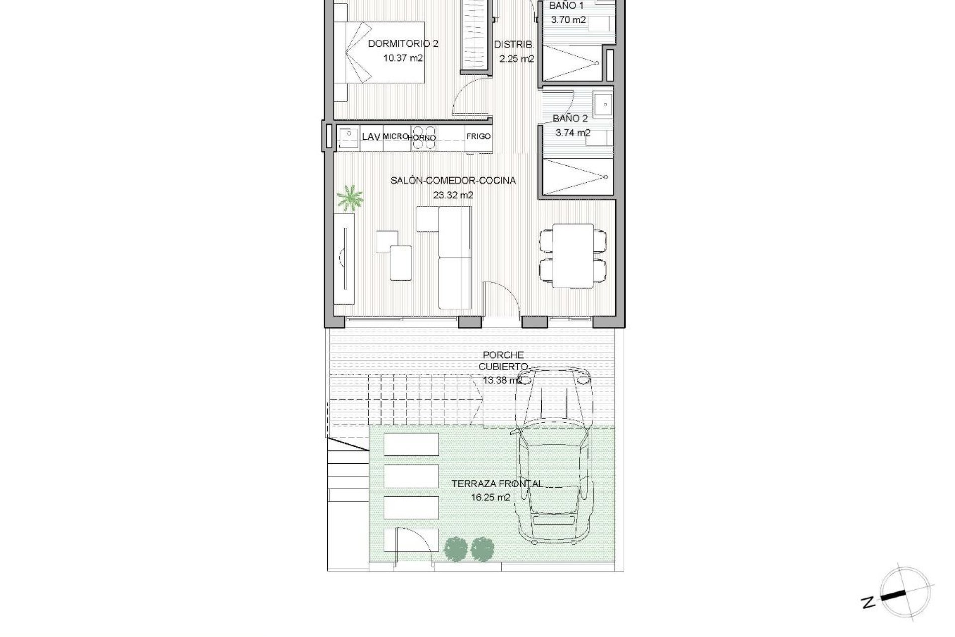 Nowy budynek - Bungalow -
San Pedro del Pinatar - El Salero