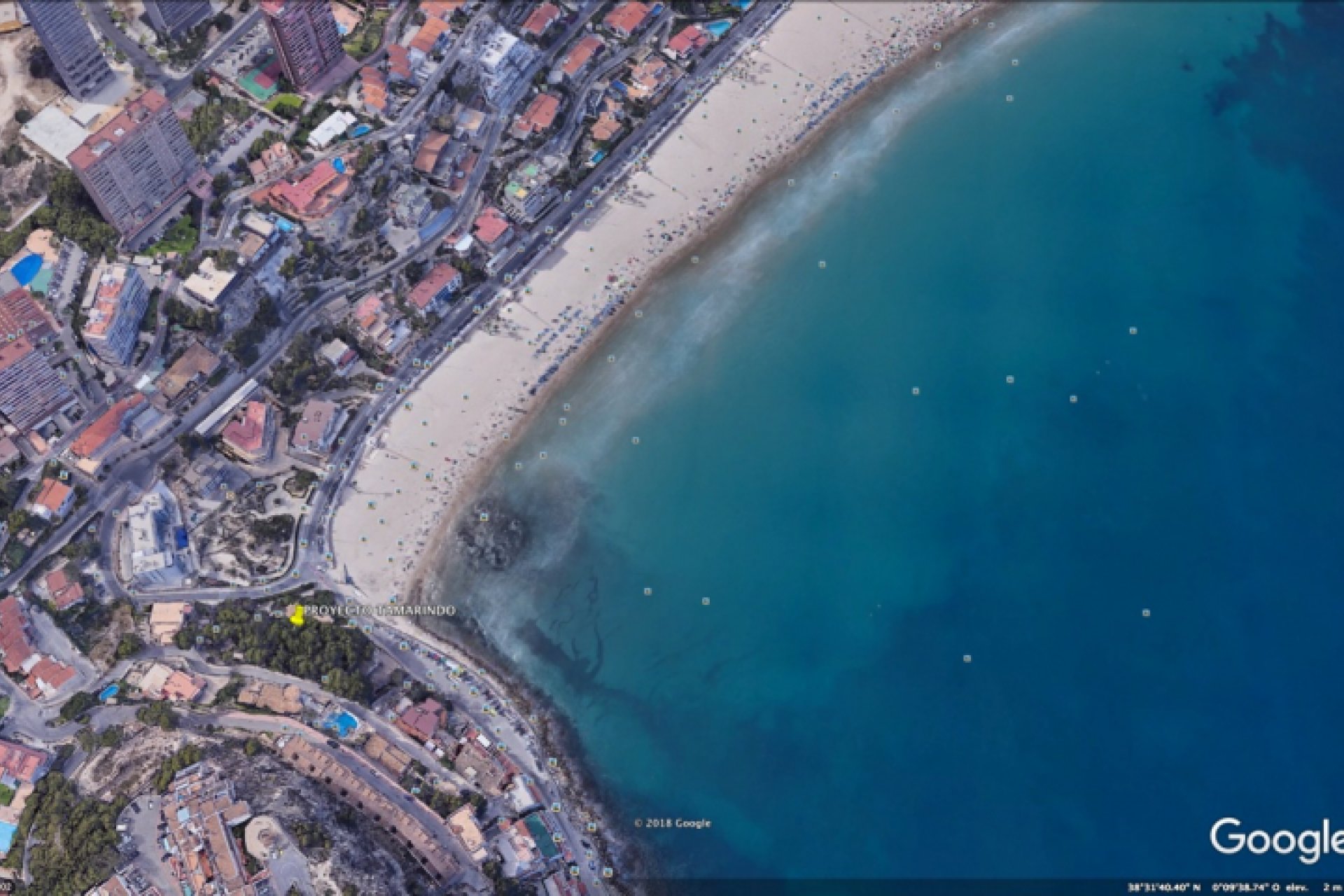 Nowy budynek - Daszek -
Benidorm - Poniente