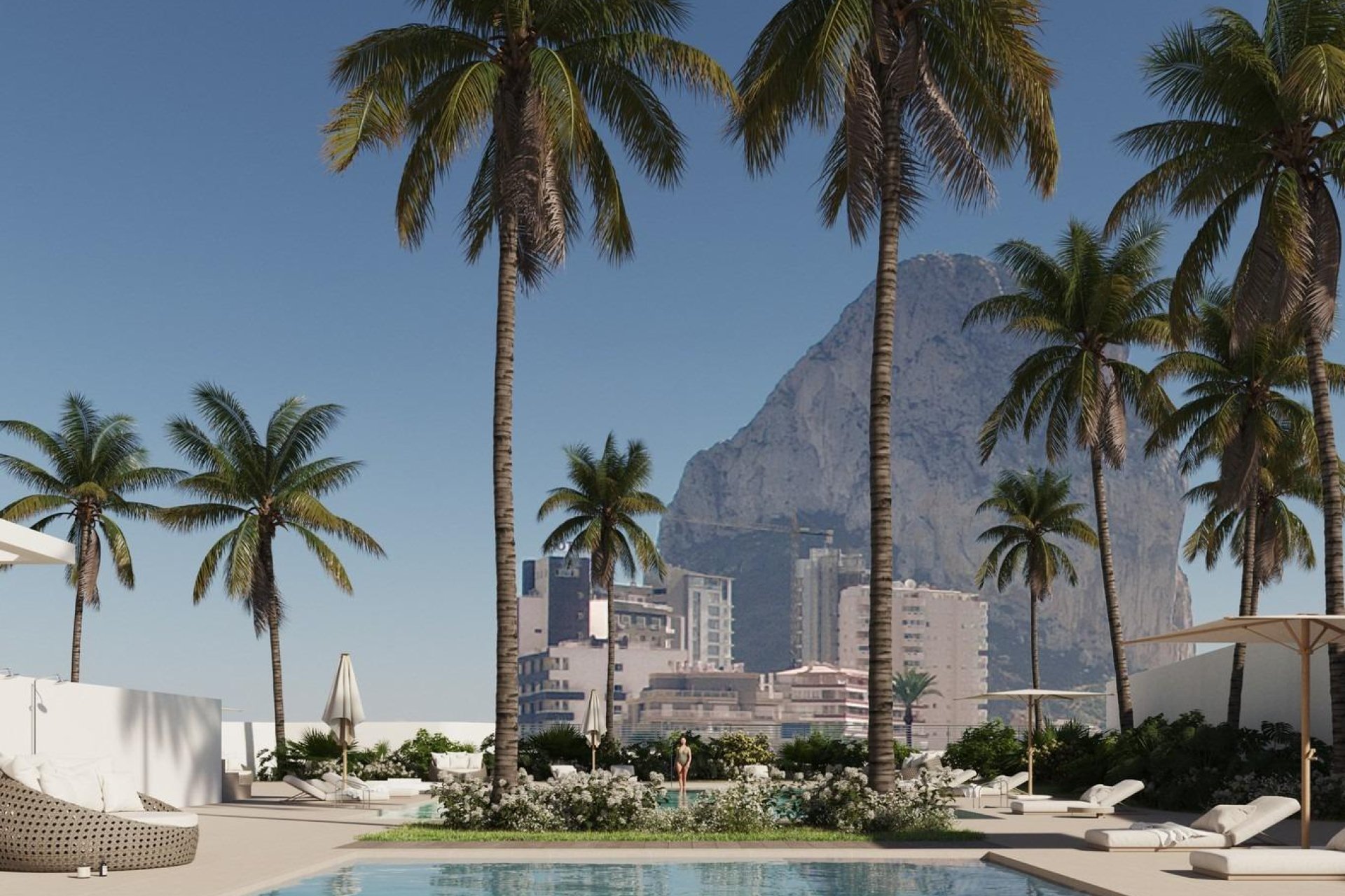 Nowy budynek - Daszek -
Calpe - Playa Arenal
