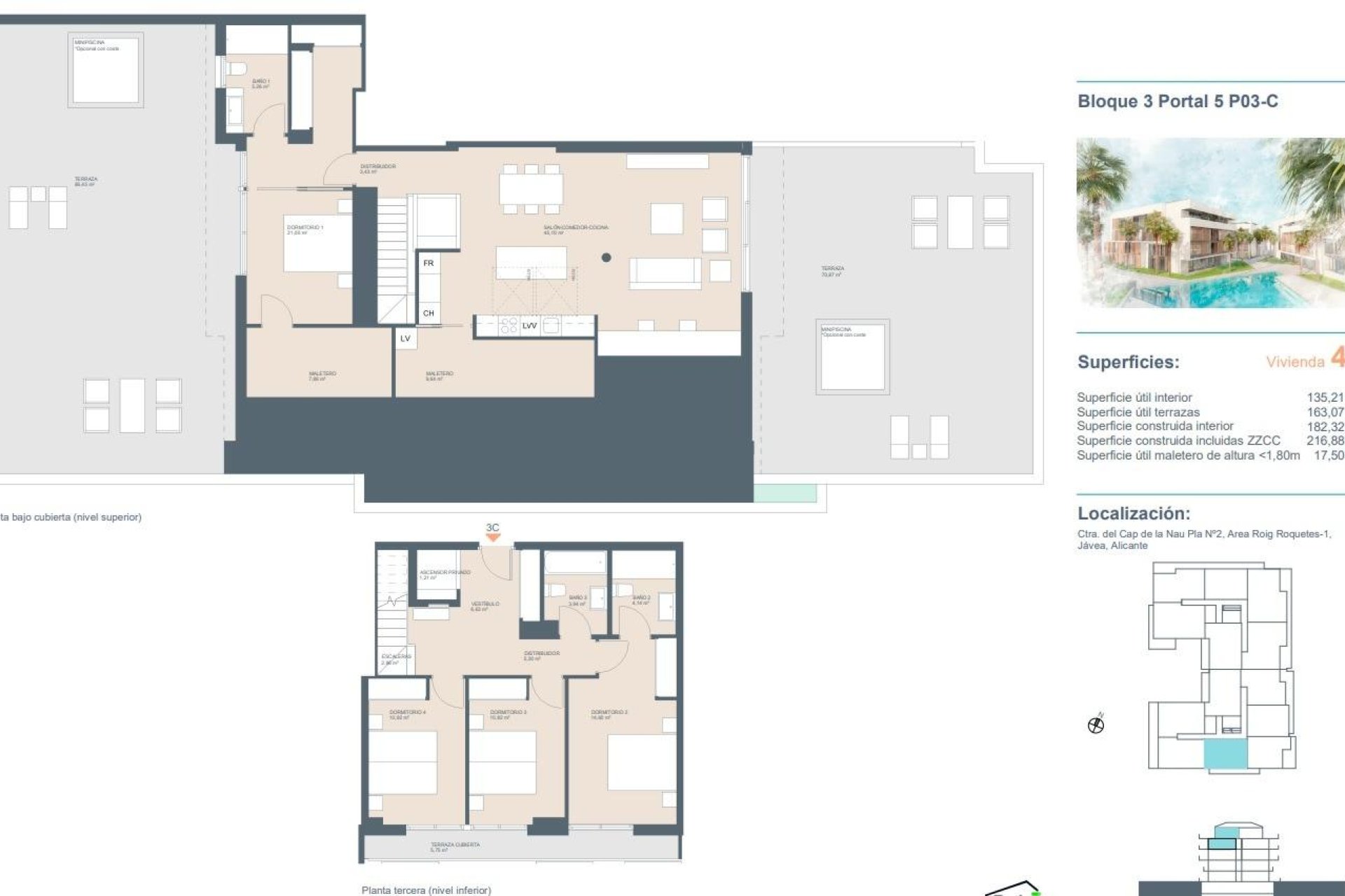 Nowy budynek - Daszek -
Jávea Xàbia - centro