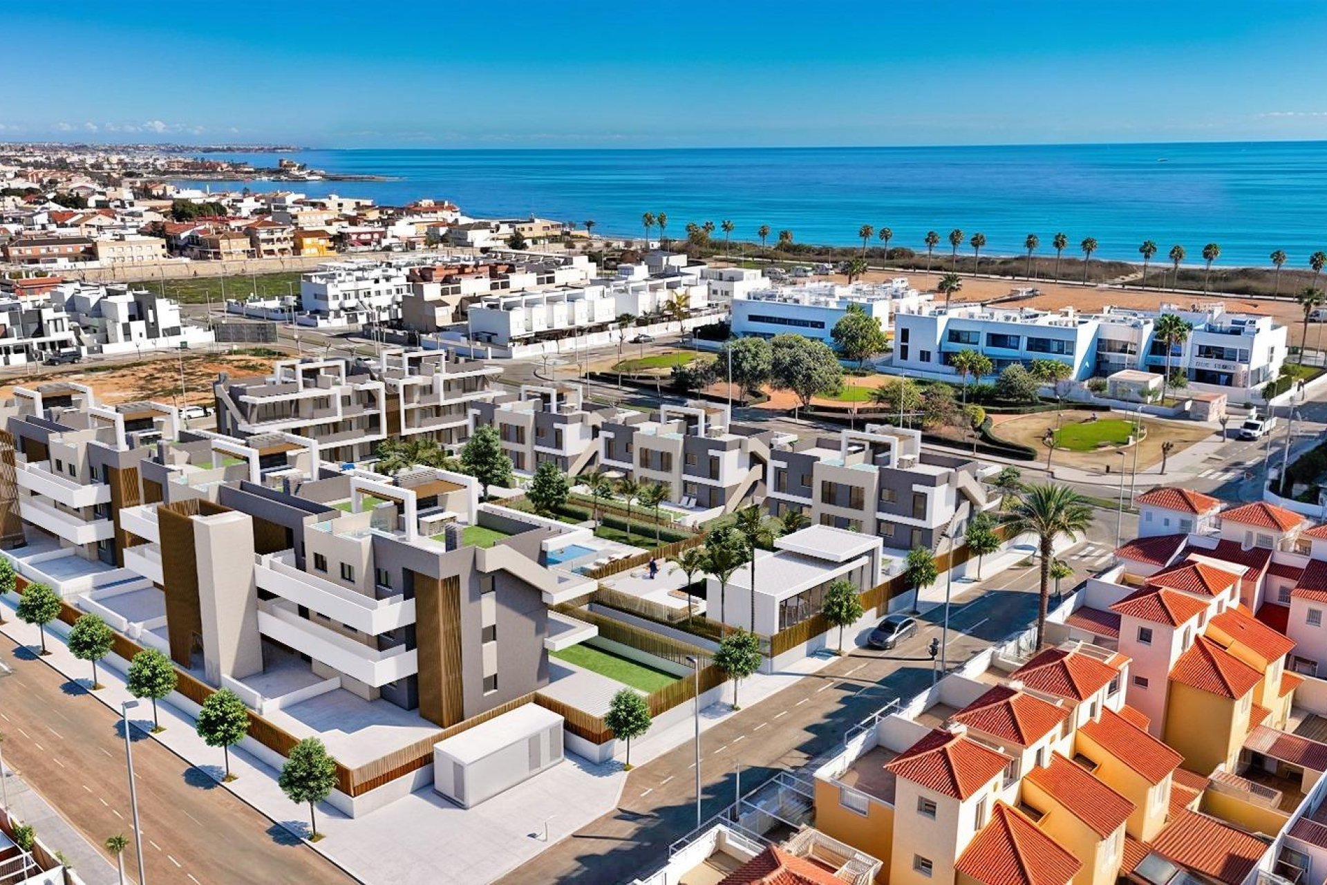 Nowy budynek - Daszek -
Pilar de la Horadada - Playa de las Higuericas