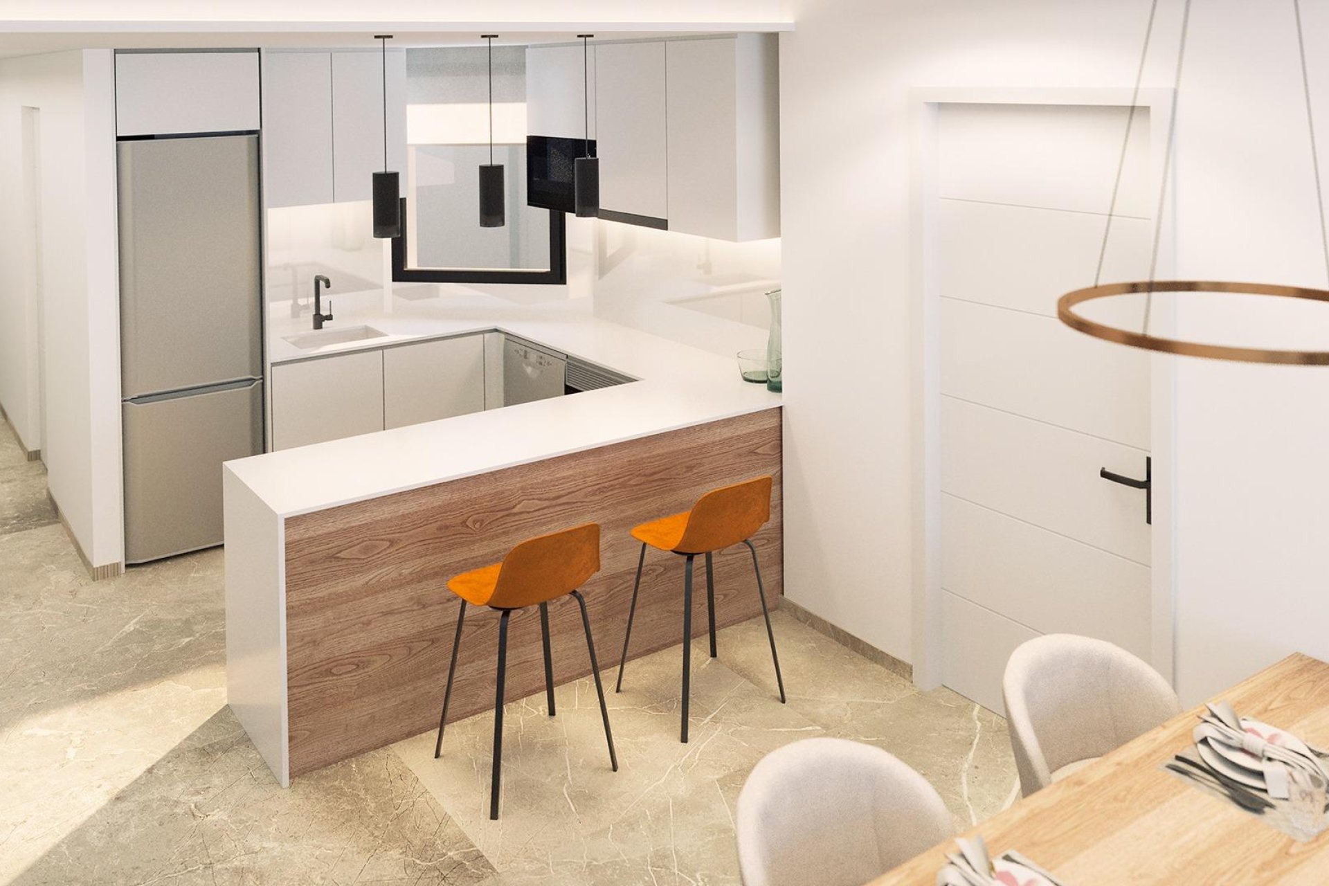 Nowy budynek - Daszek -
Torrevieja - Playa de El Cura