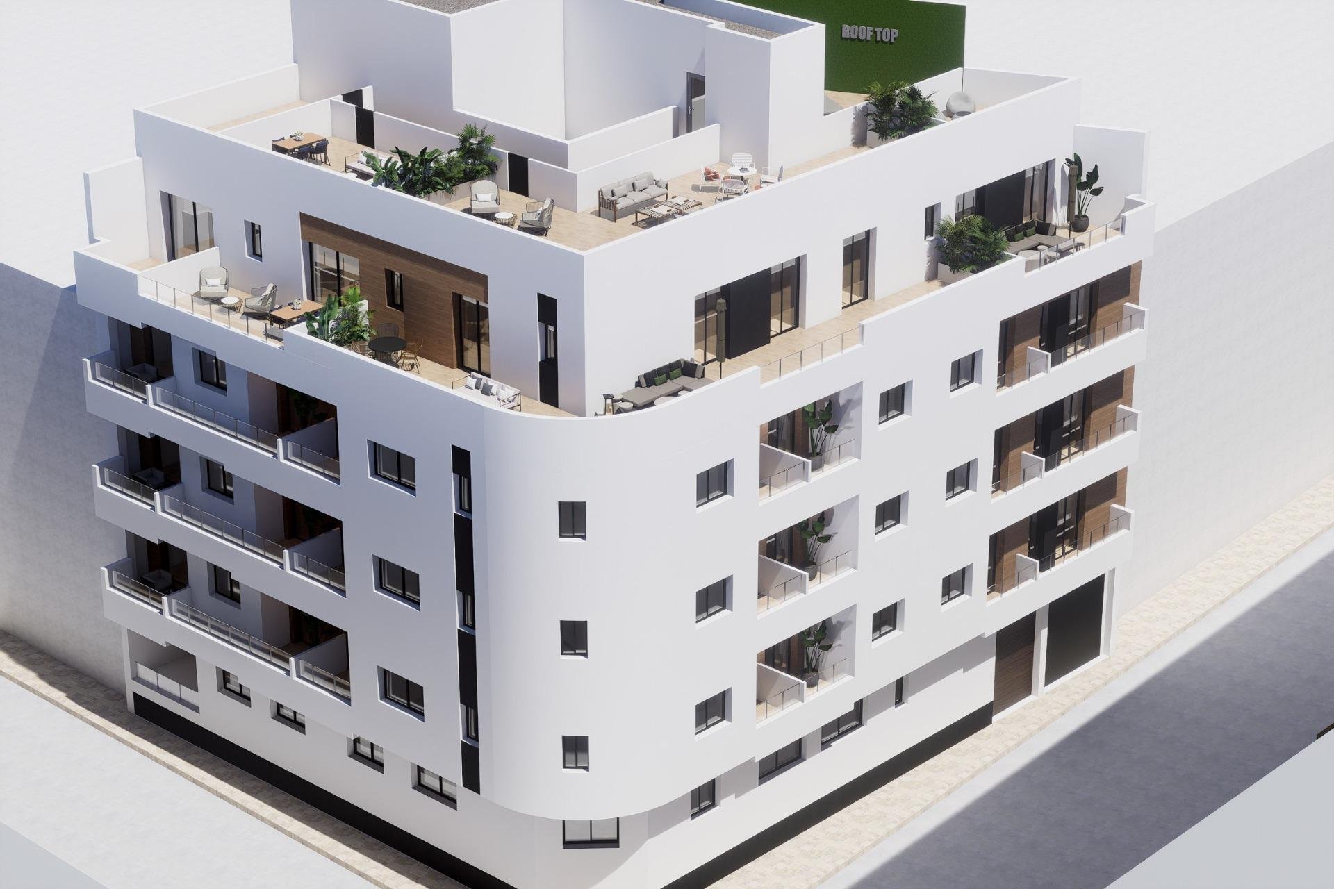 Nowy budynek - Daszek -
Torrevieja - pueblo