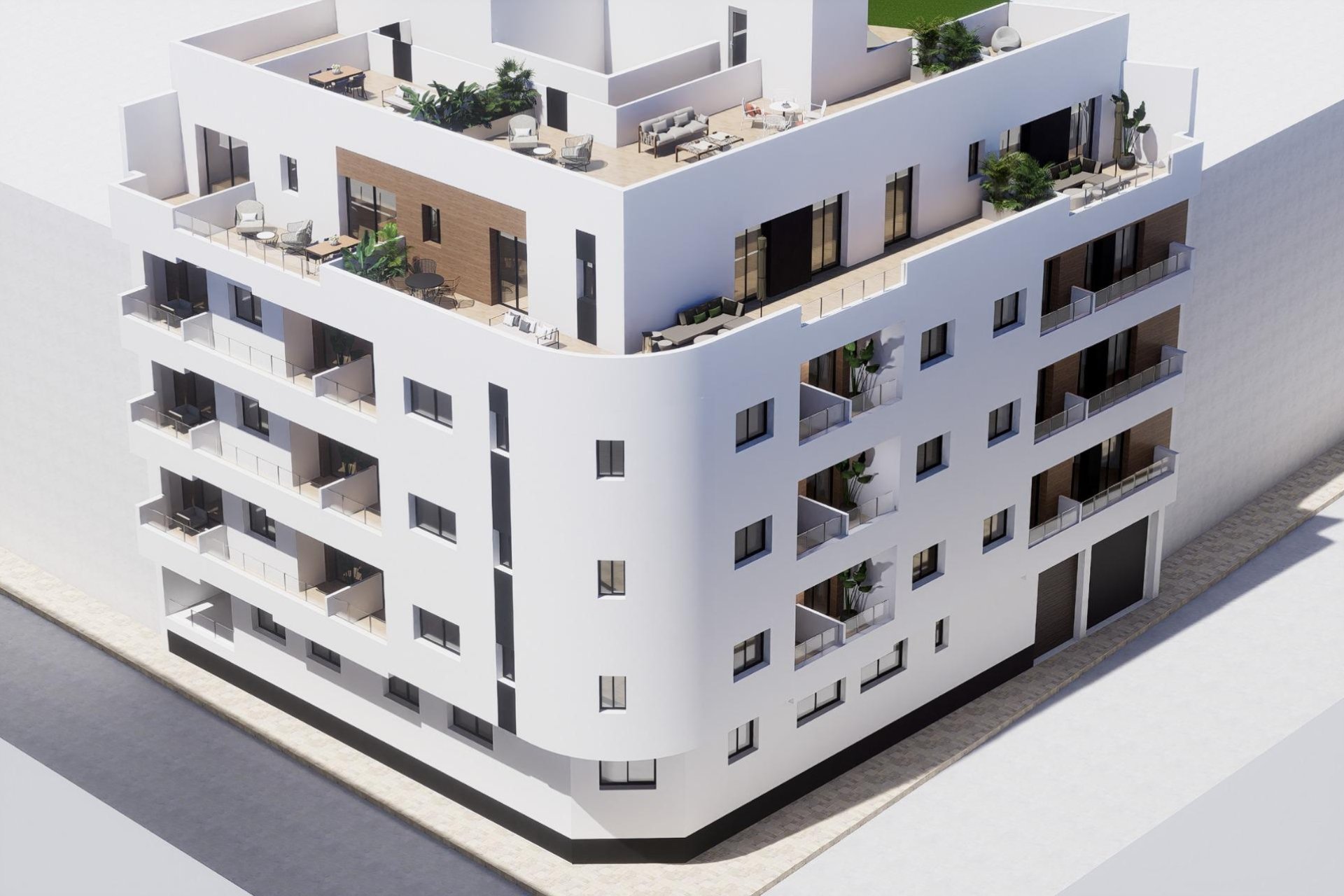 Nowy budynek - Daszek -
Torrevieja - pueblo