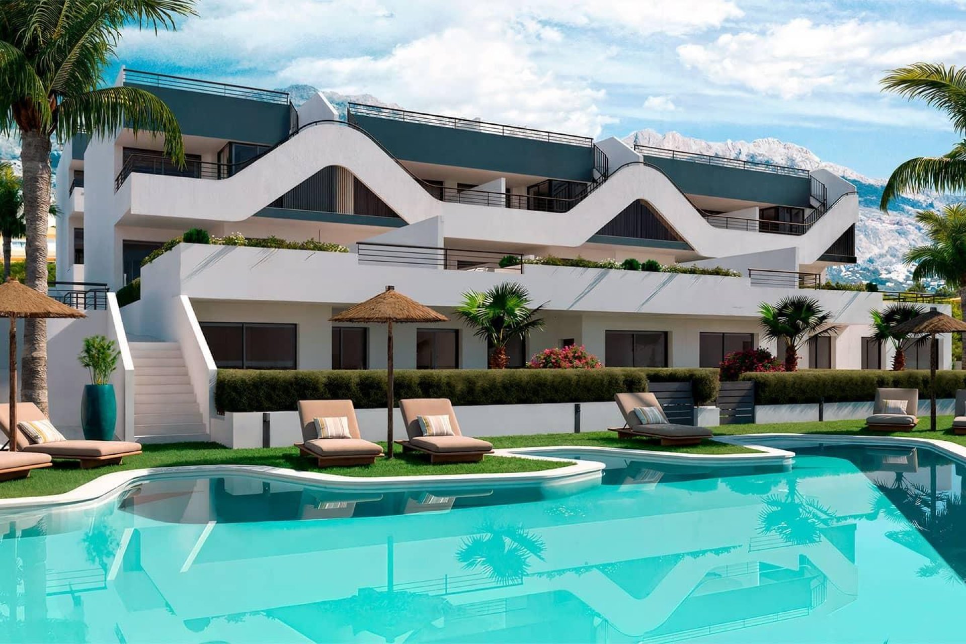 Nowy budynek - Ground floor apartment -
Alfas del Pí - Alfaz del Sol