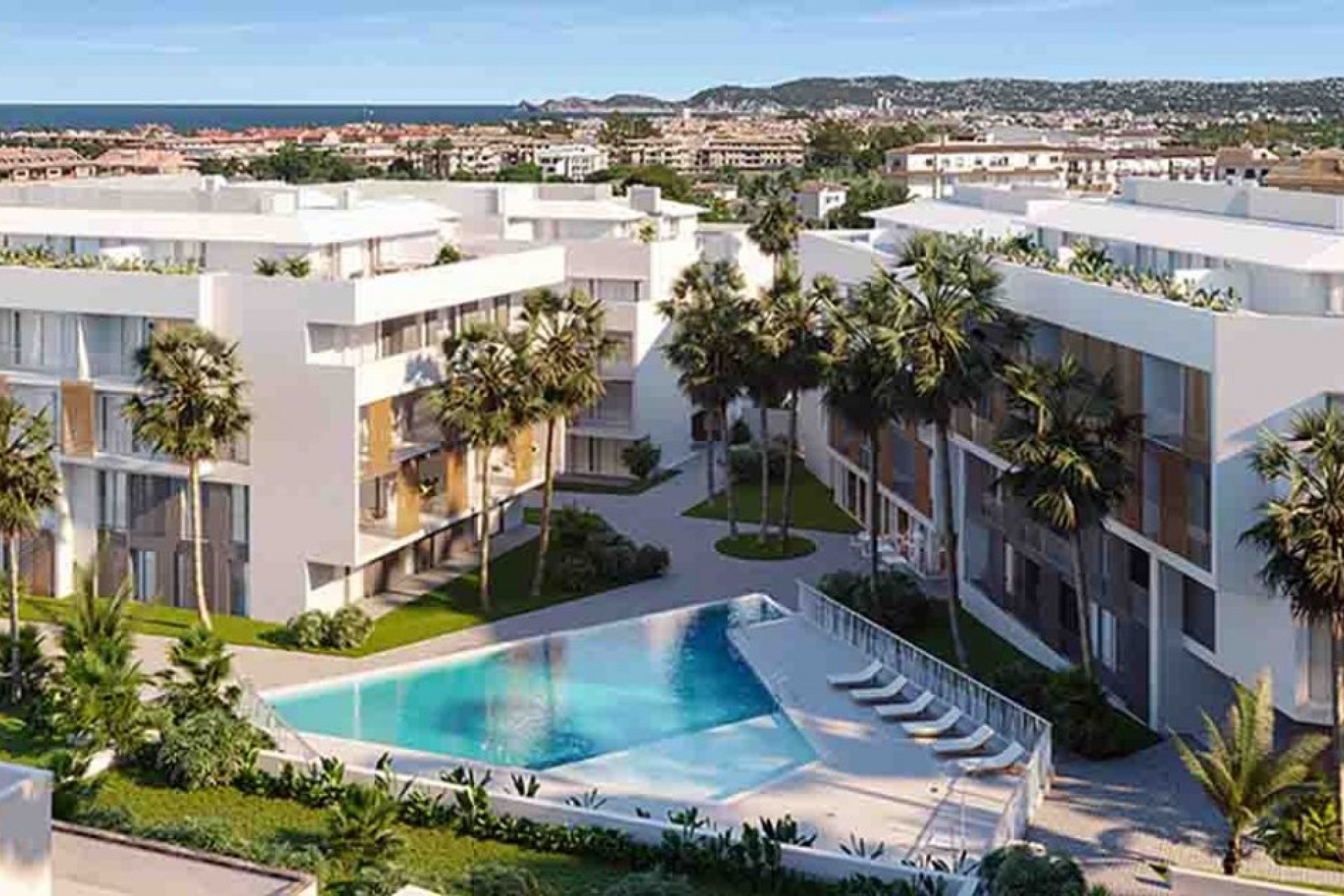 Nowy budynek - Ground floor apartment -
Jávea Xàbia - centro