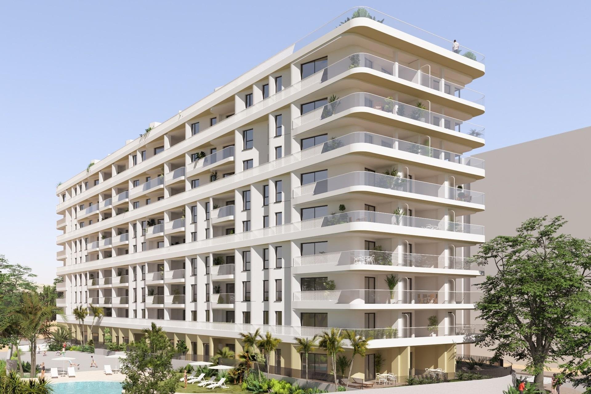 Nowy budynek - Ground floor apartment -
Villajoyosa - La Tellerola