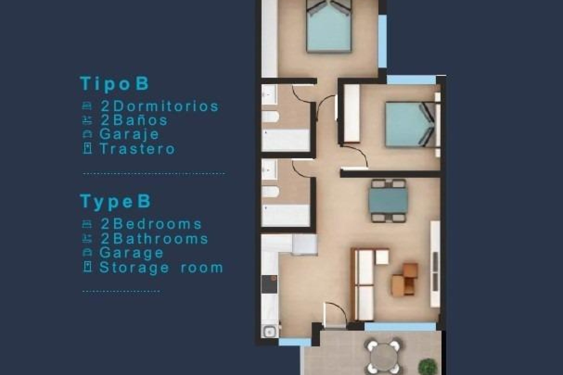 Nowy budynek - Top Floor Bungalow -
San Pedro del Pinatar - Los Pinos