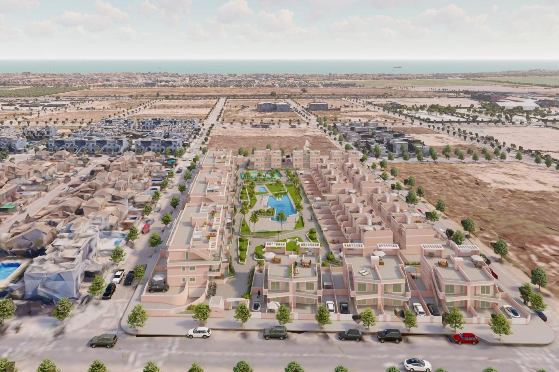 Nowy budynek - town house -
Pilar de la Horadada - Lo Monte