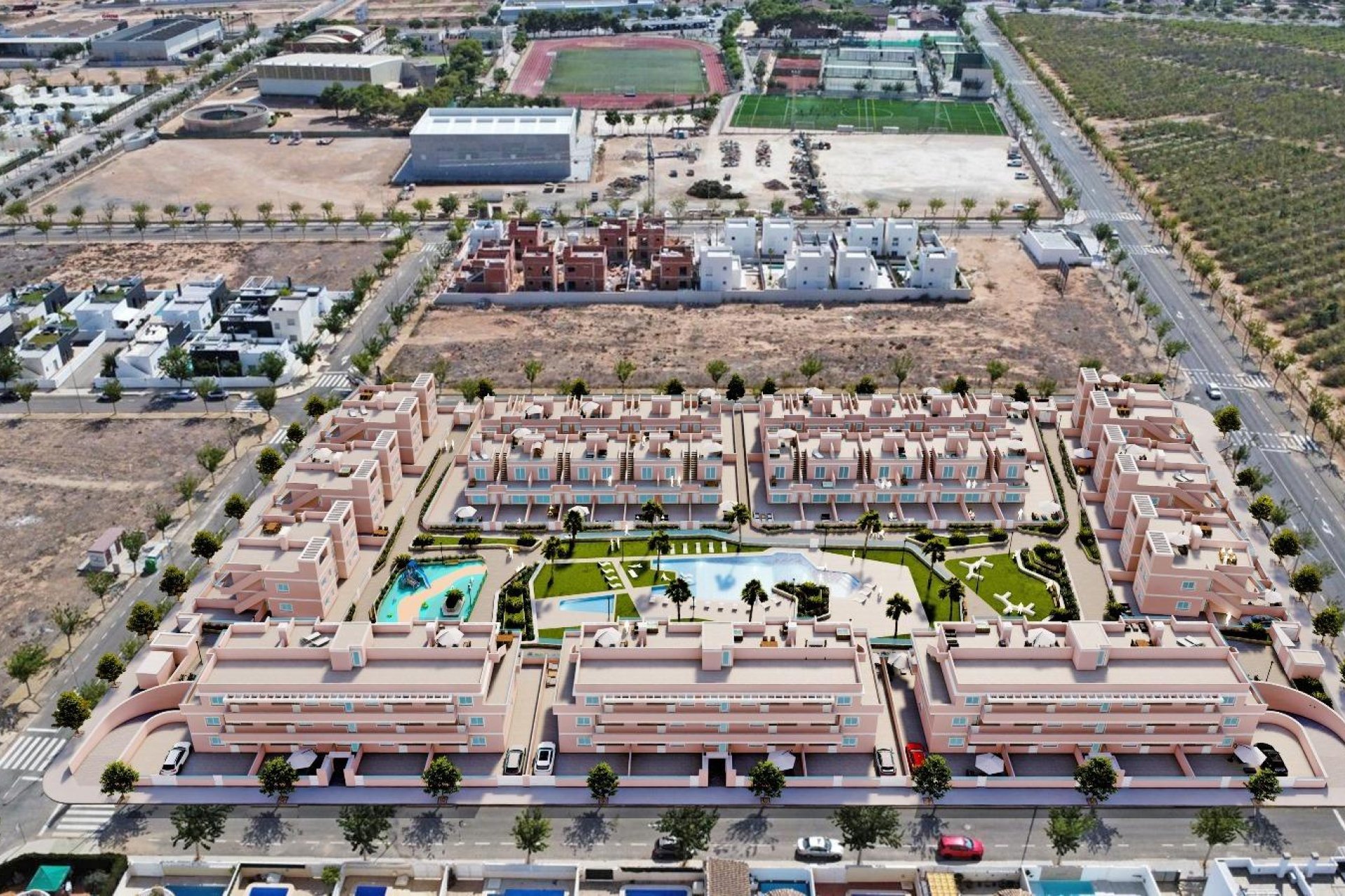 Nowy budynek - town house -
Pilar de la Horadada - Lo Monte