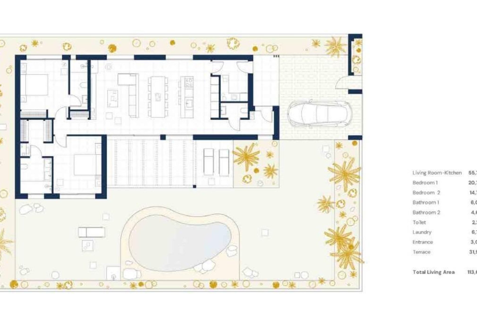 Nowy budynek - villa -
Baños y Mendigo - Altaona Golf