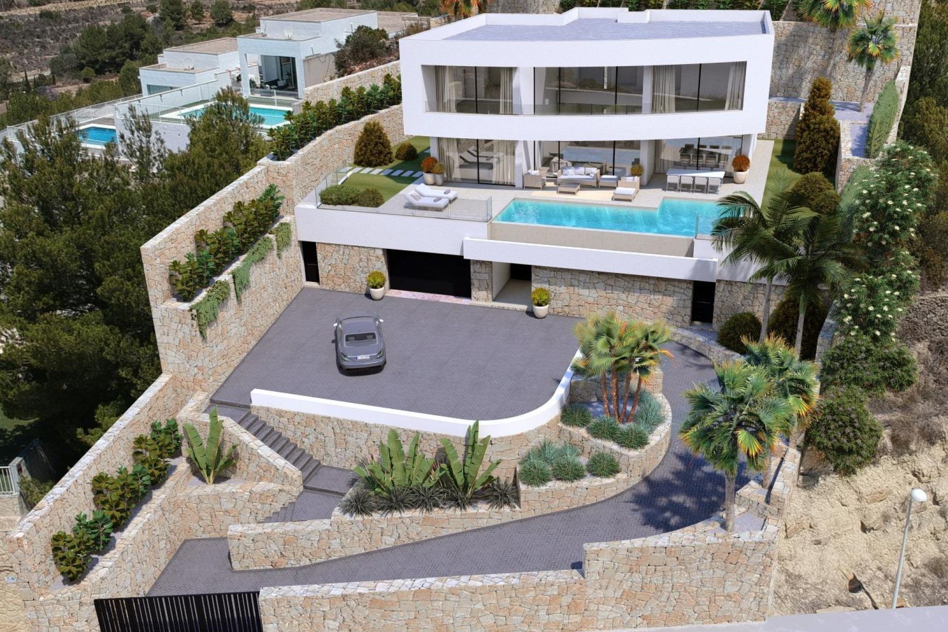 Nowy budynek - villa -
Calpe - Empedrola