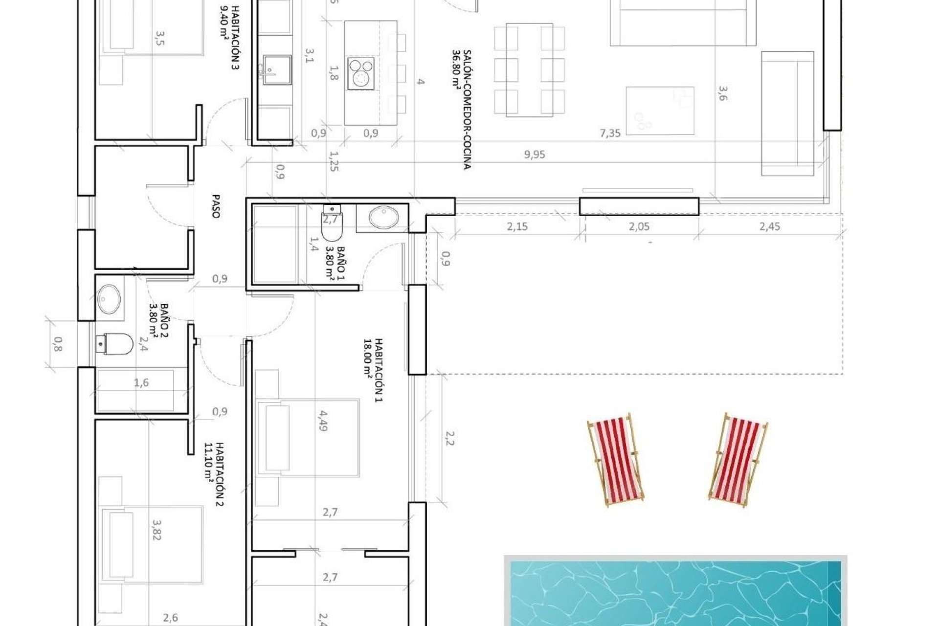 Nowy budynek - villa -
Hondón de las Nieves - Urbaniz La Montañosa