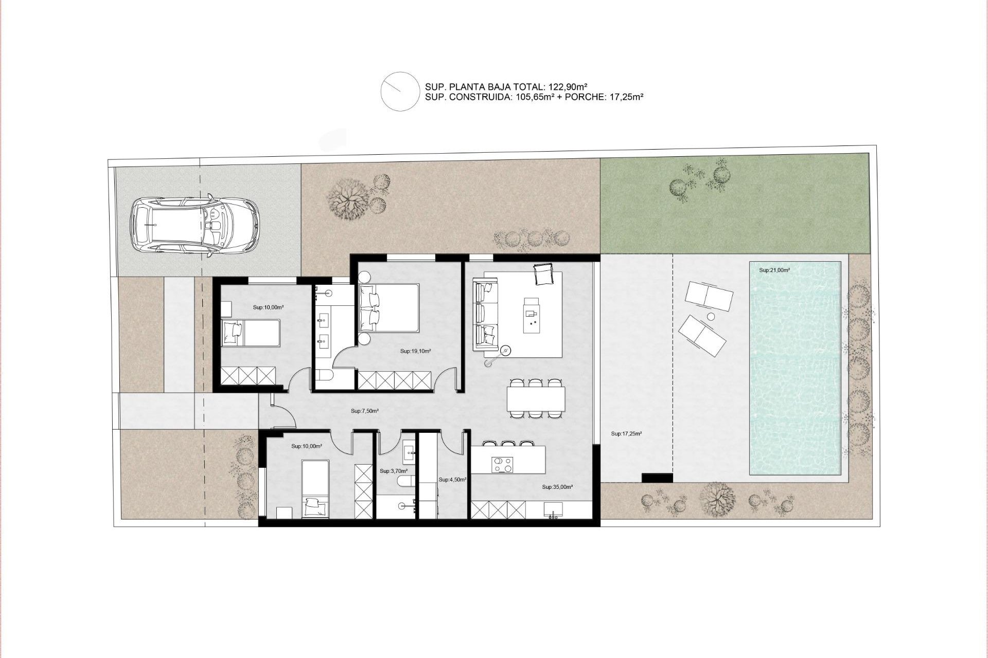 Nowy budynek - villa -
Molina De Segura - Urb. La Quinta