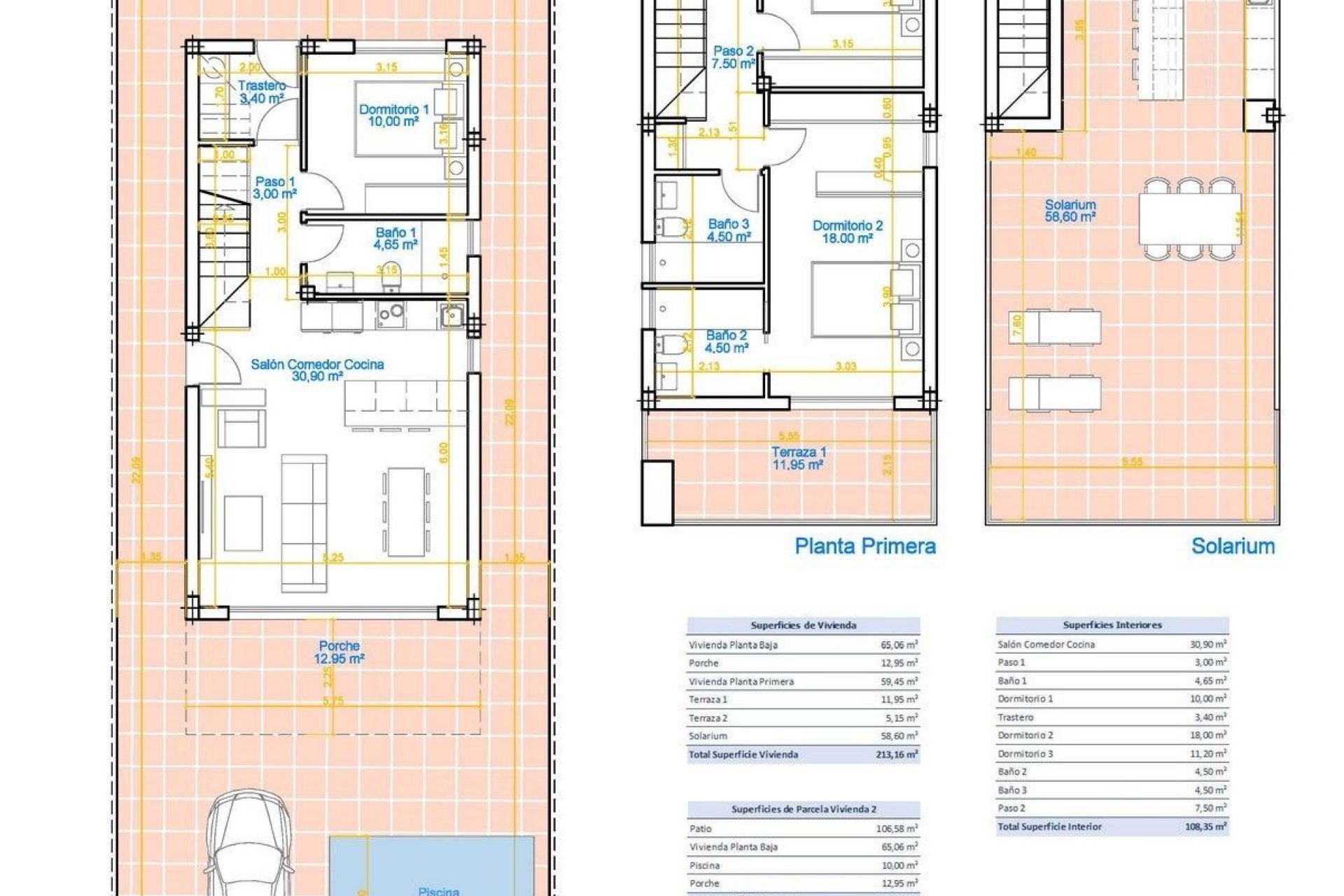 Nowy budynek - villa -
Pilar de la Horadada - pueblo