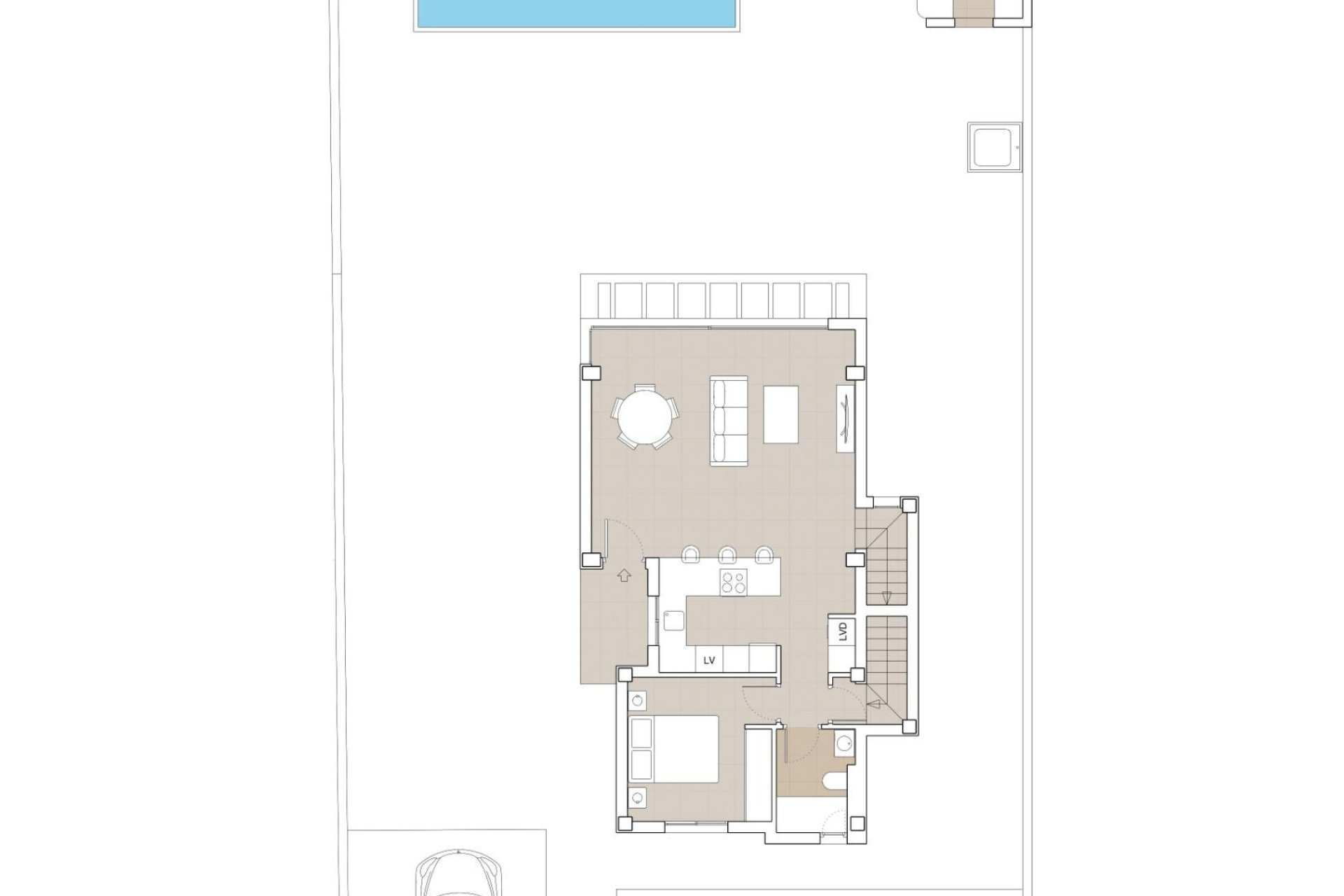 Nowy budynek - villa -
Polop - Novapolop