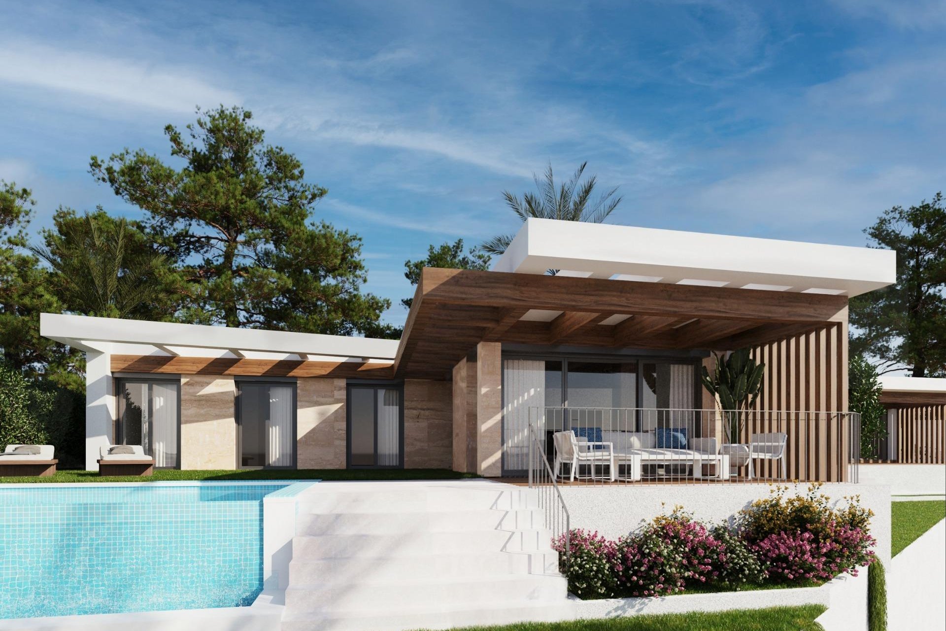 Nowy budynek - villa -
Polop - PAU 1