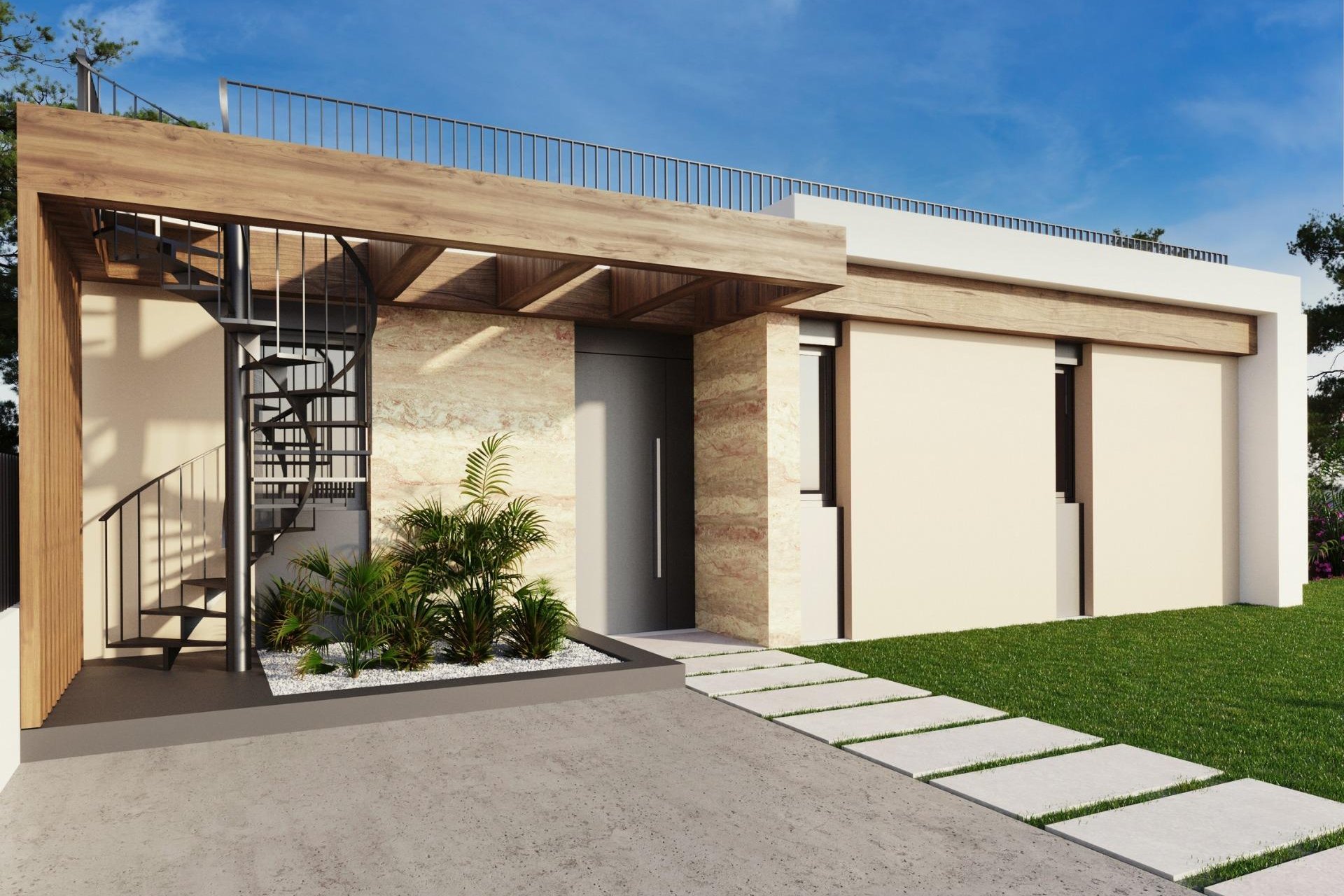 Nowy budynek - villa -
Polop - PAU 1