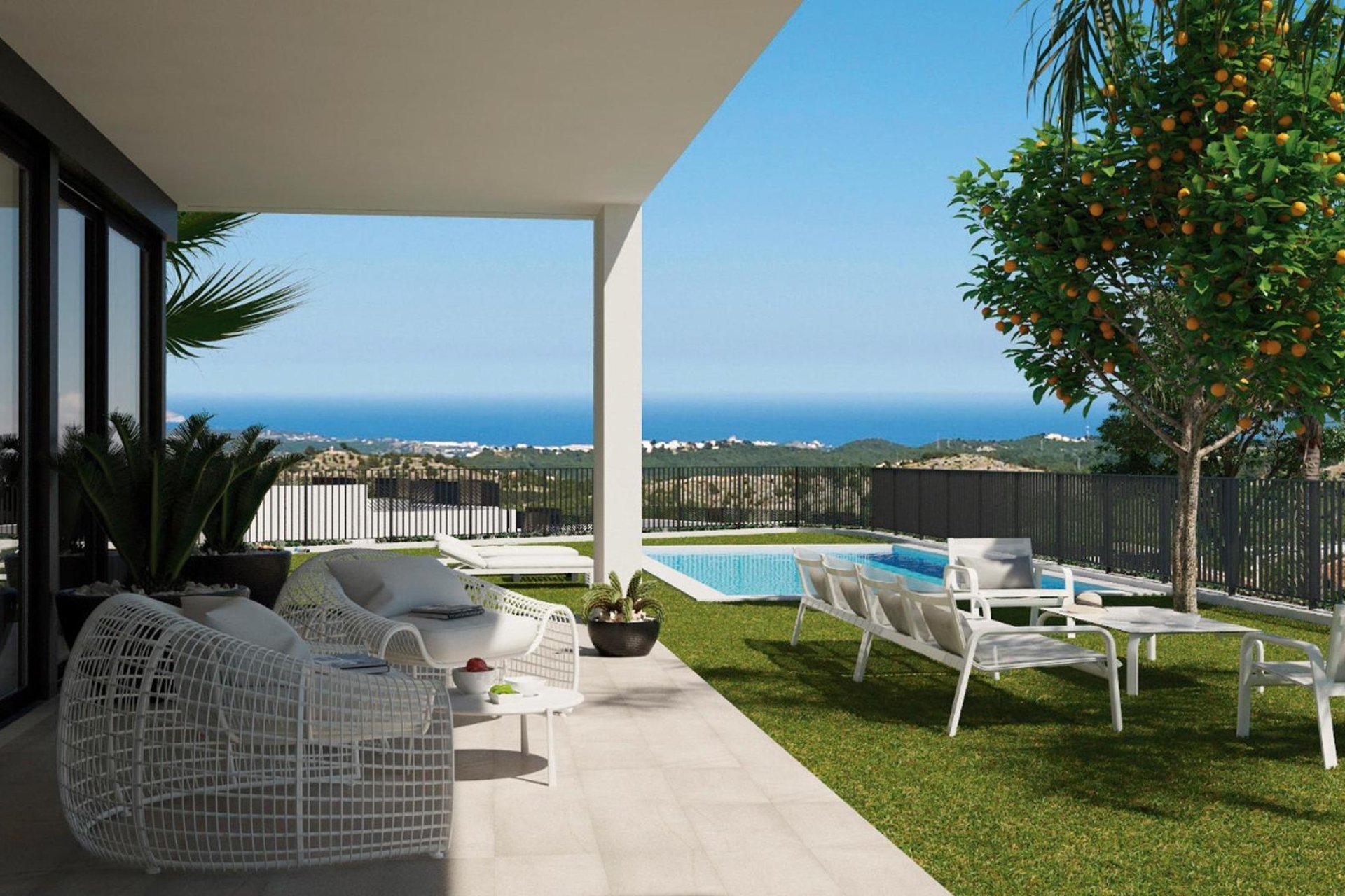 Nowy budynek - villa -
Polop - Urbanizaciones