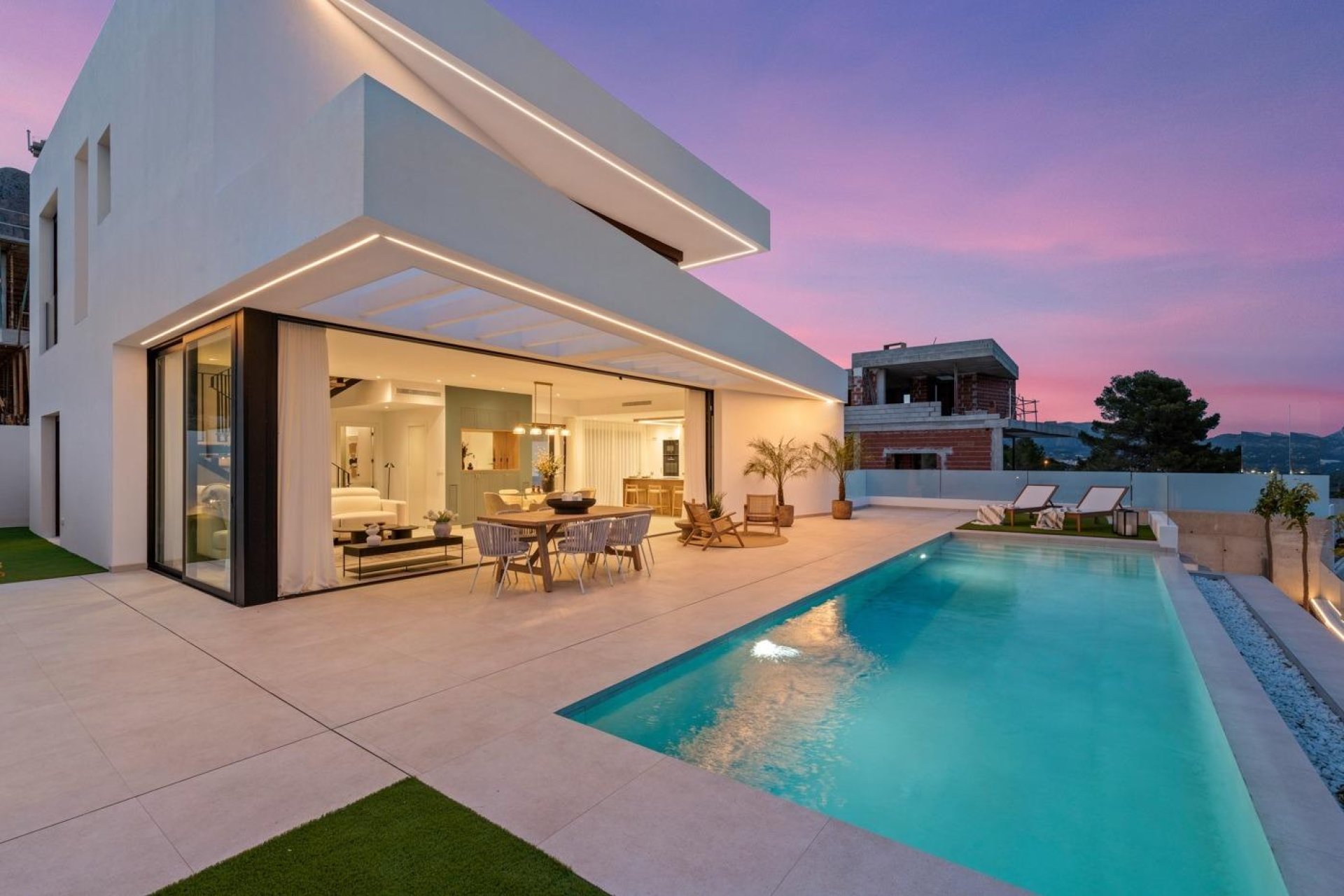 Nowy budynek - villa -
Polop - Urbanizaciones